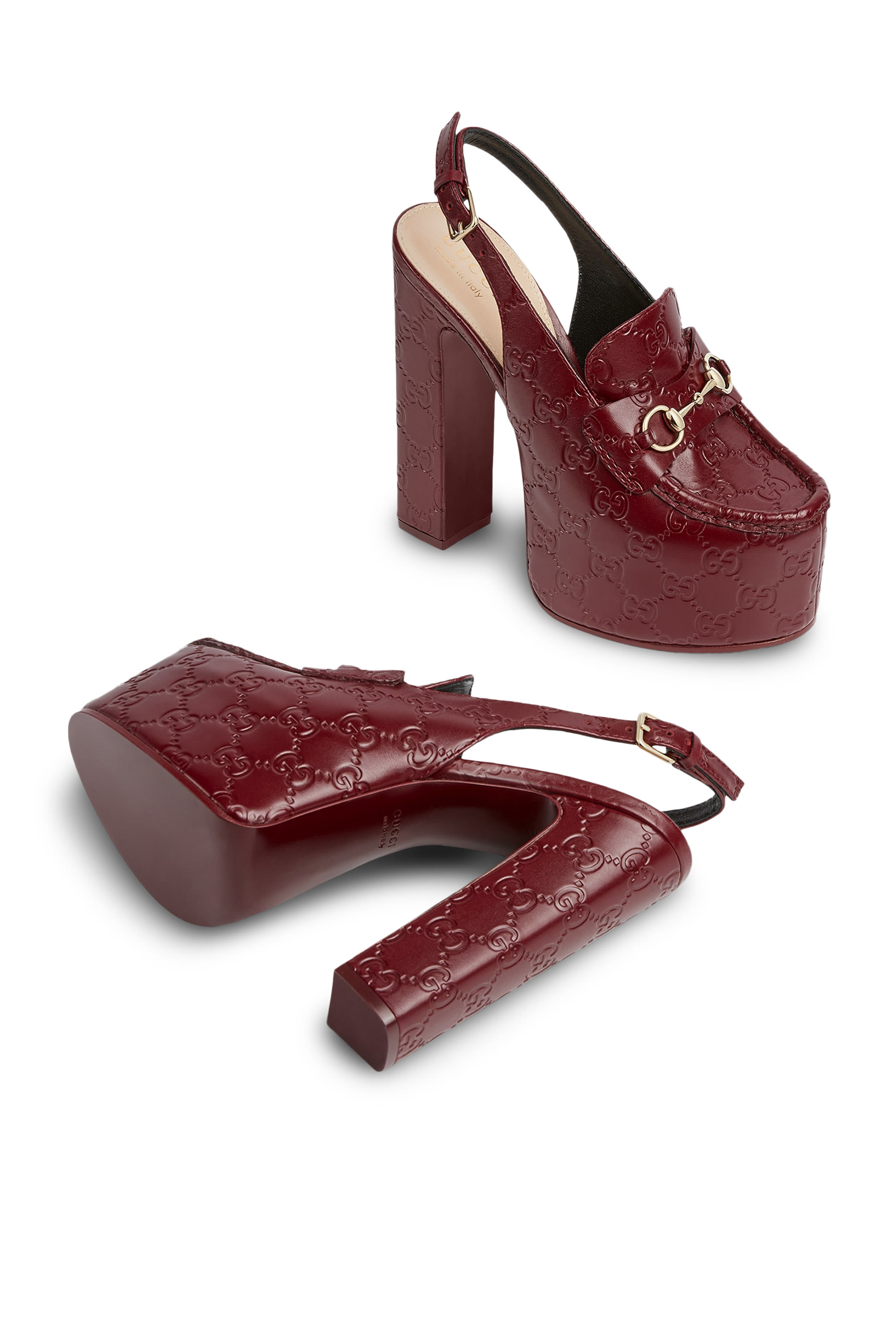 Horsebit 145 Platform Loafer Slingbacks