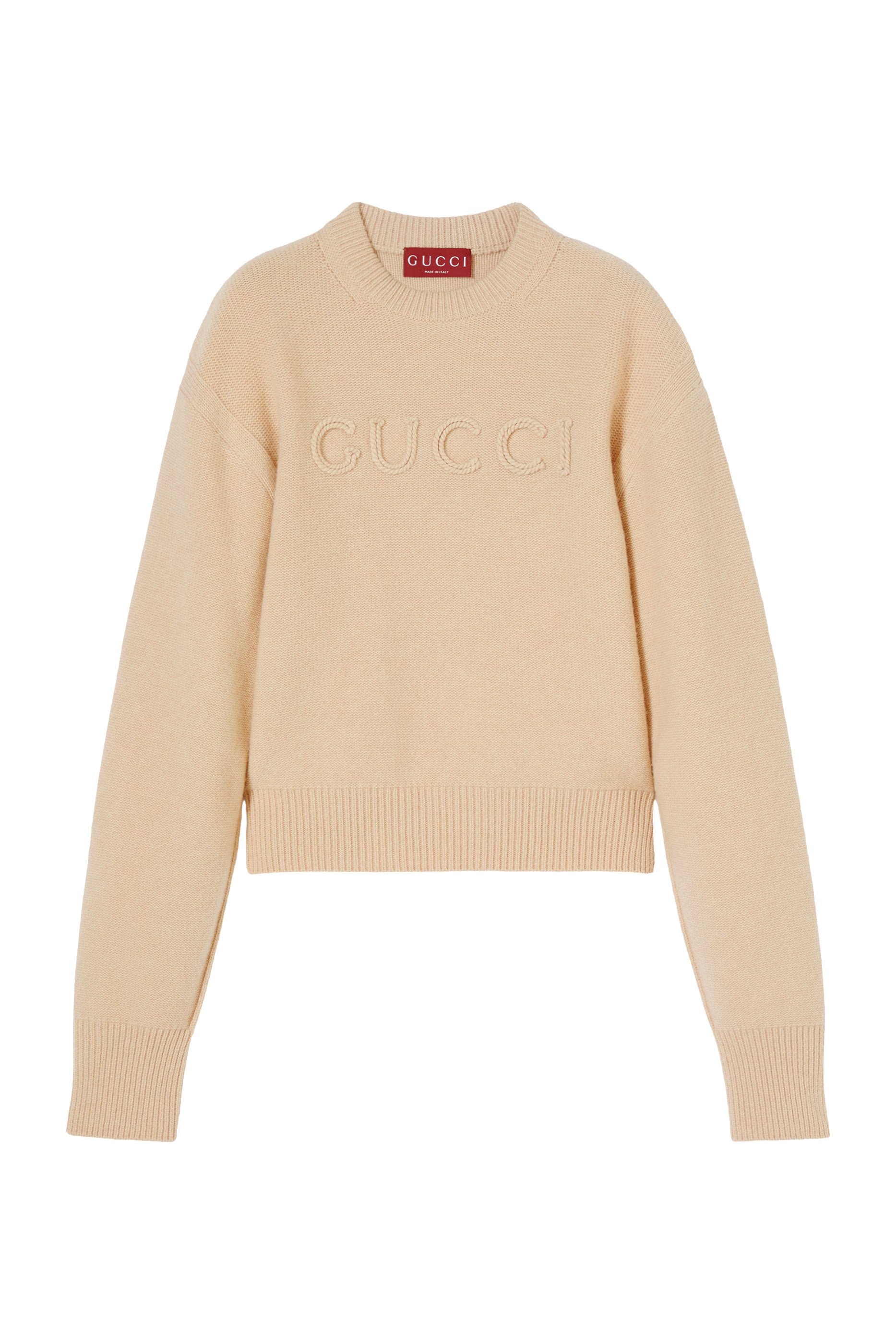  Wool Cashmere Sweater with Embroidery 