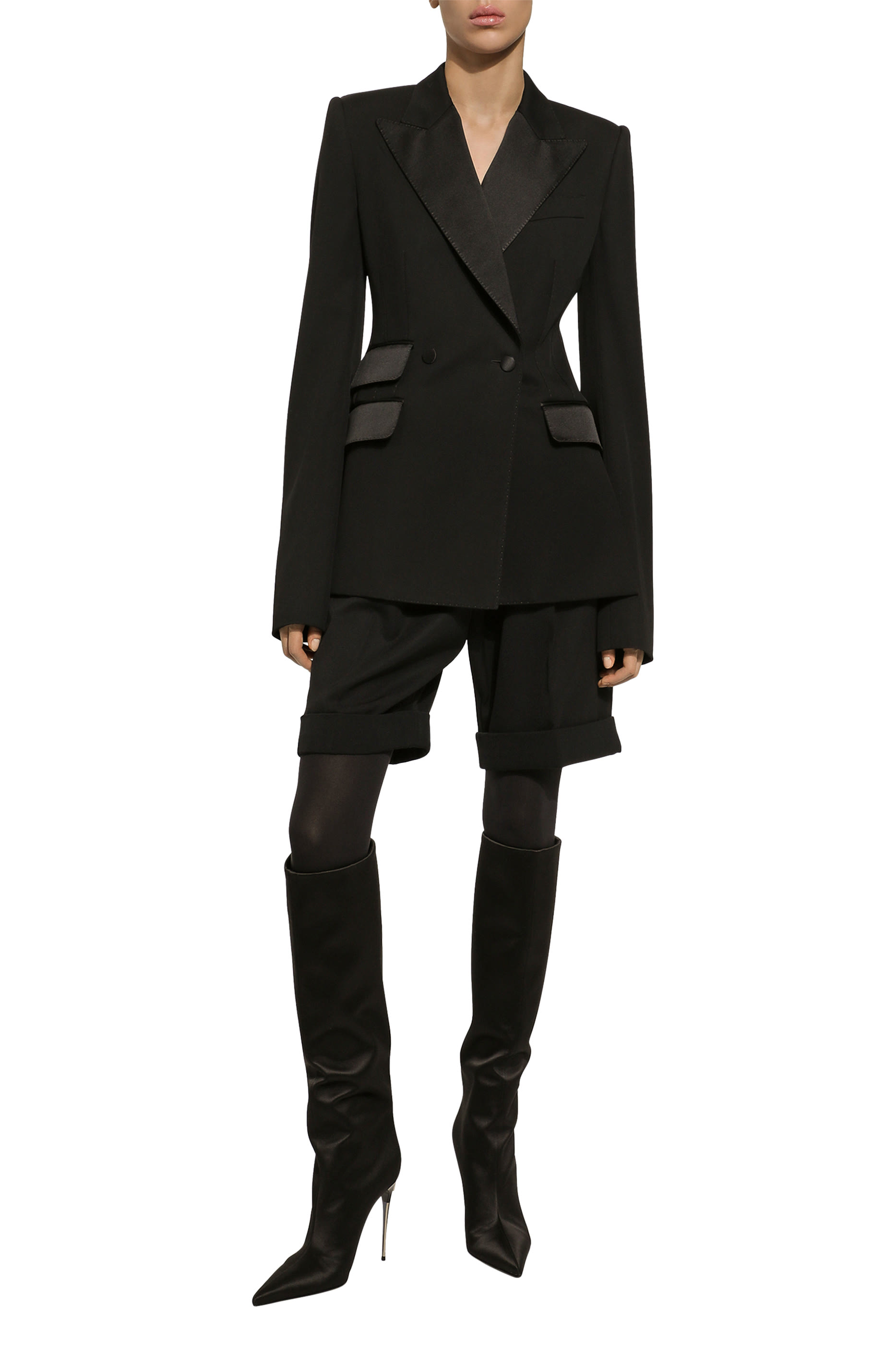 Double-Breasted Woolen Jacket