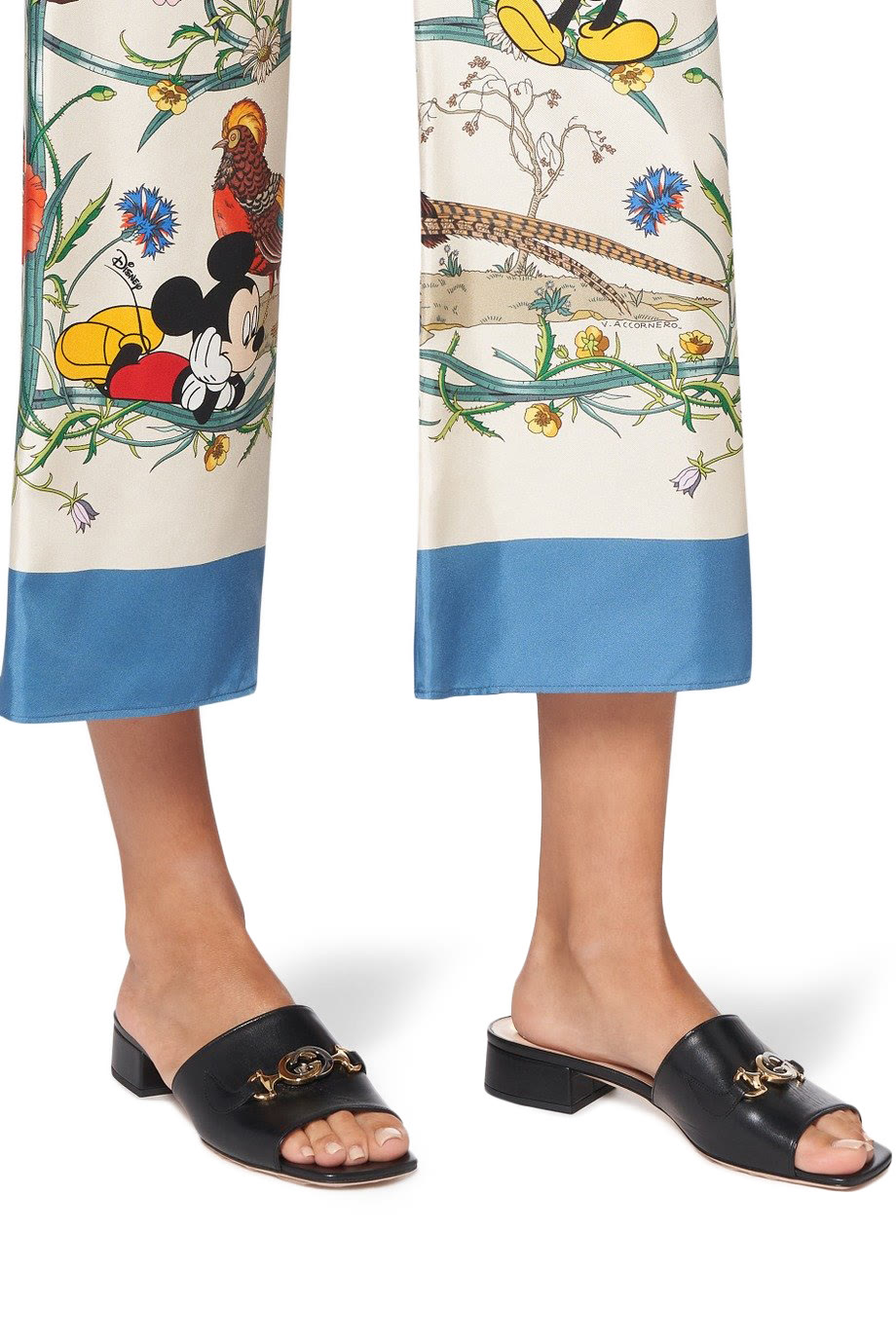 Zumi Leather Slide Sandals