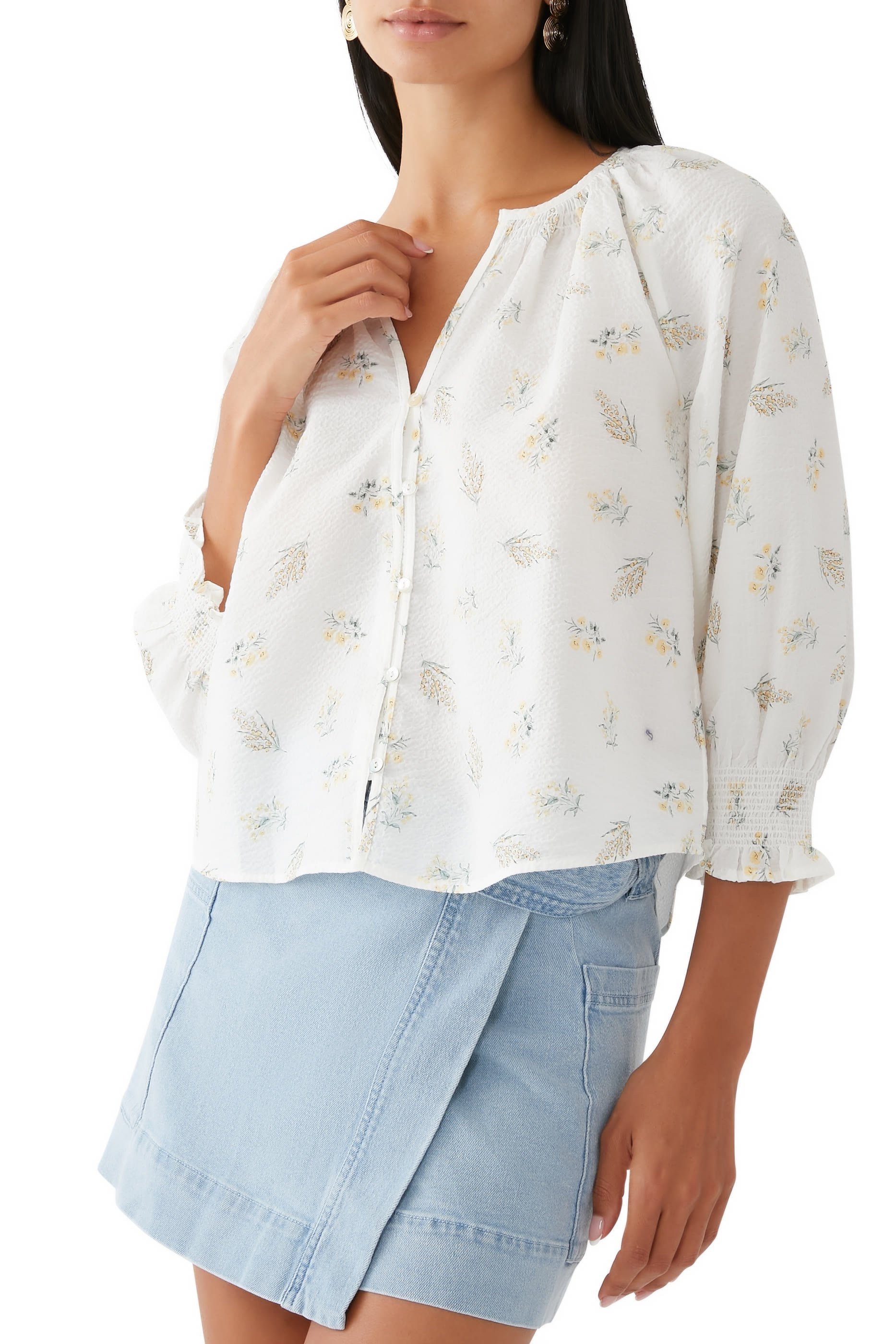 Mariah Floral Printed  Top