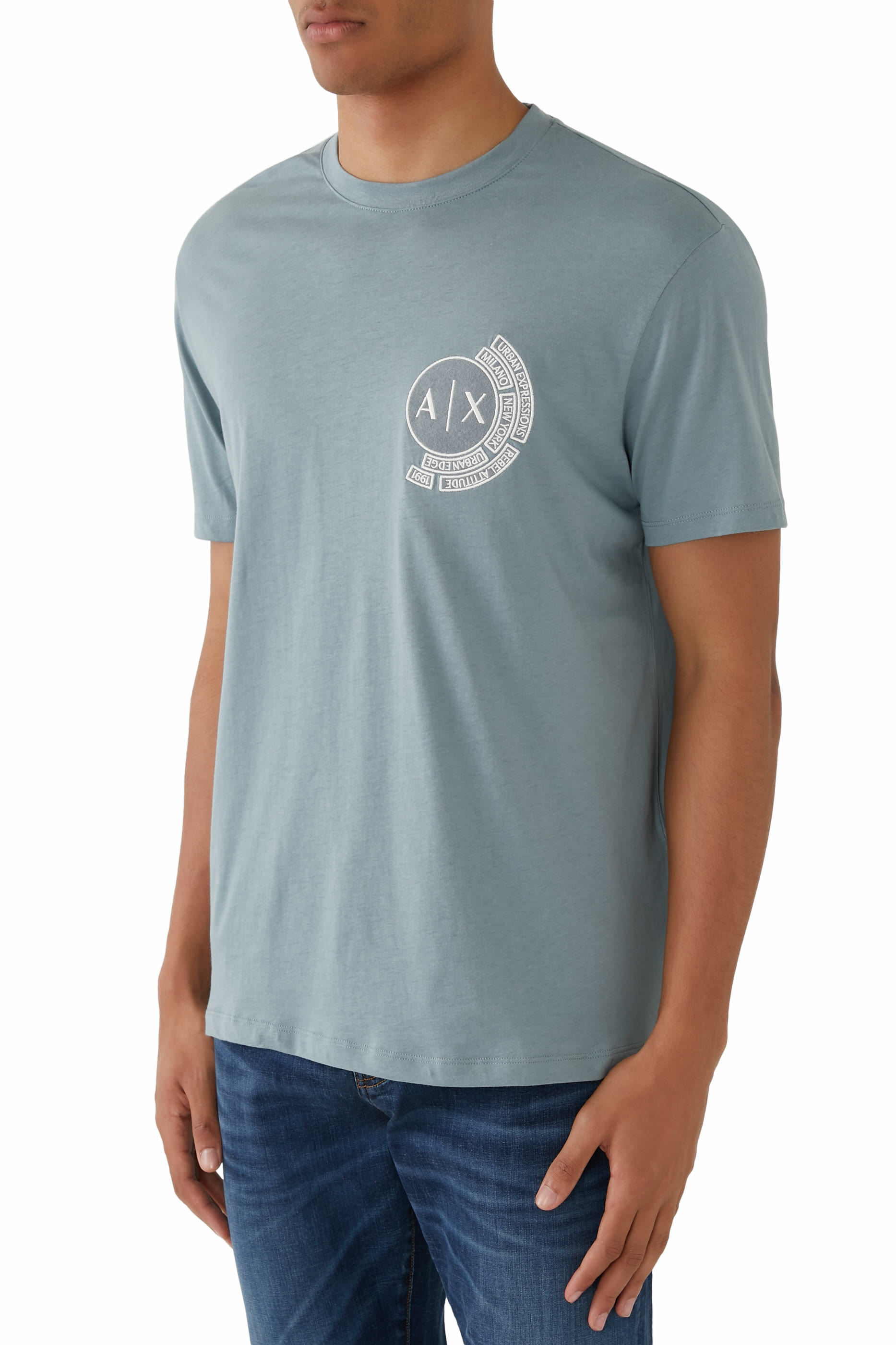 Logo and Patch T-Shirt