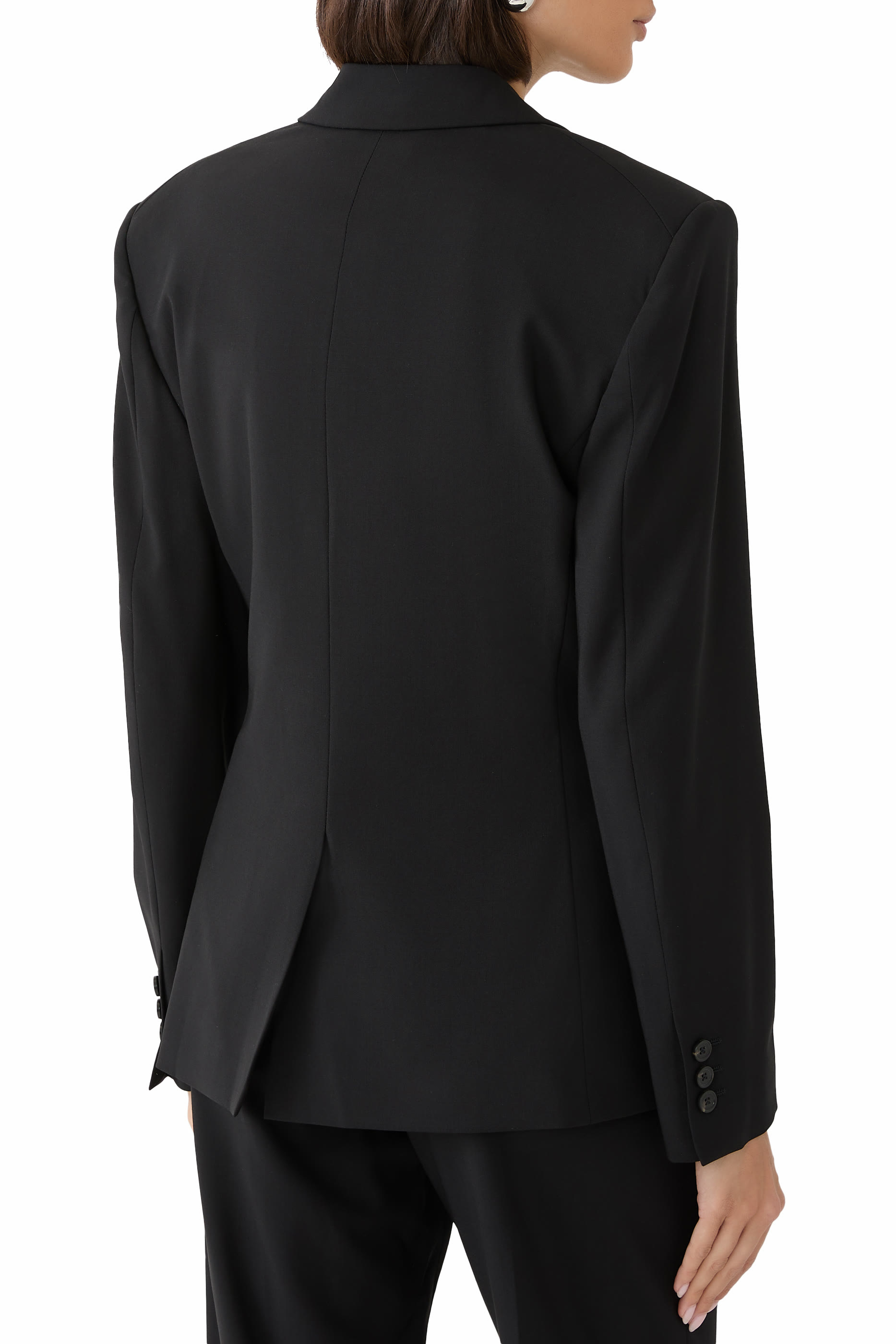 Drawstring Tailoring Fresco Wool Blazer