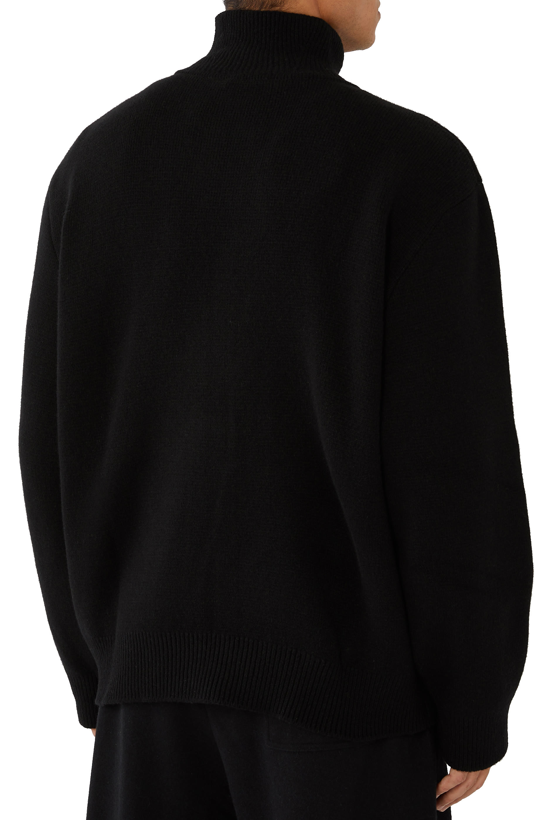 Recycled Cashmere Compact Zipped Sweater