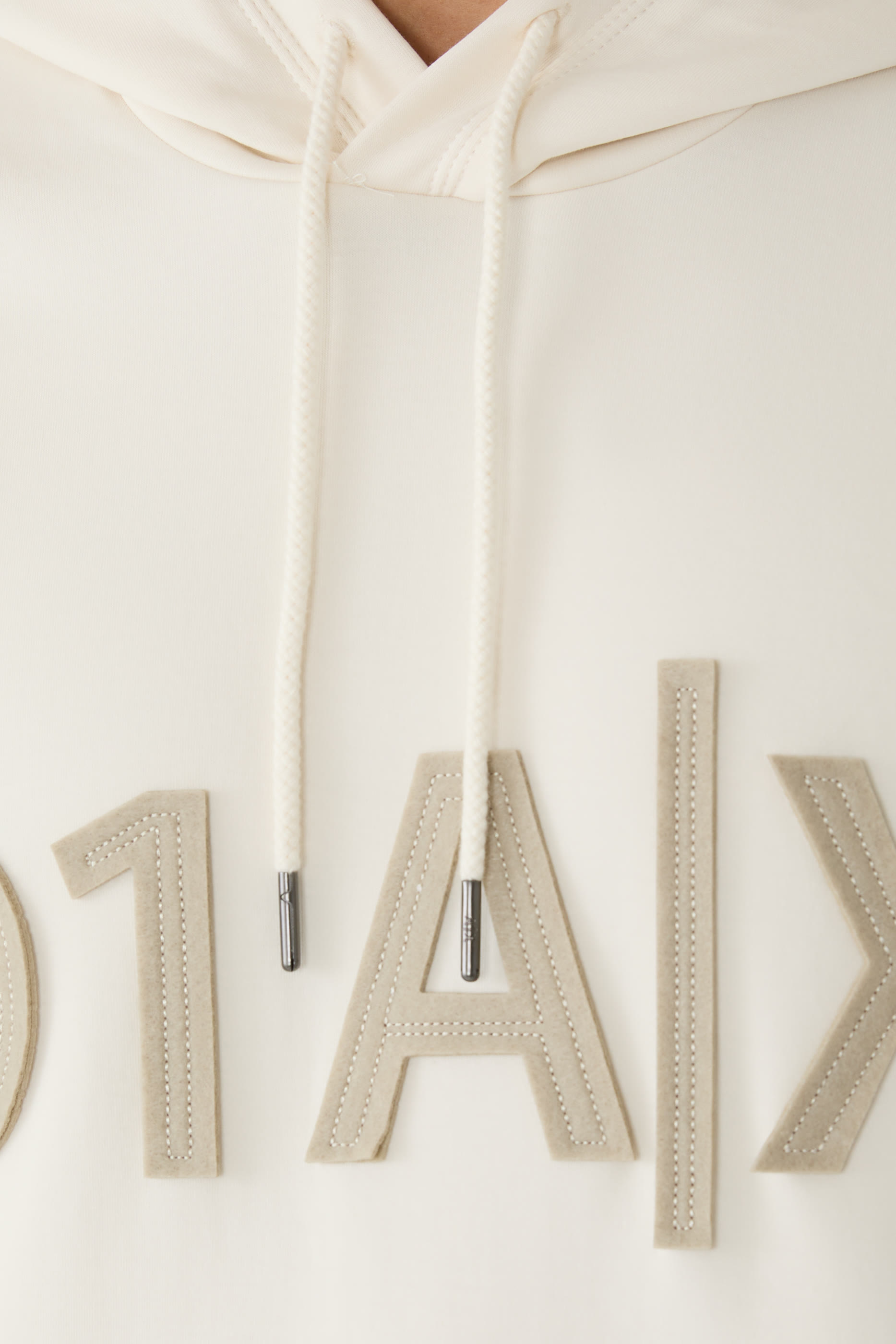 AX Logo Cotton-Jersey Hoodie