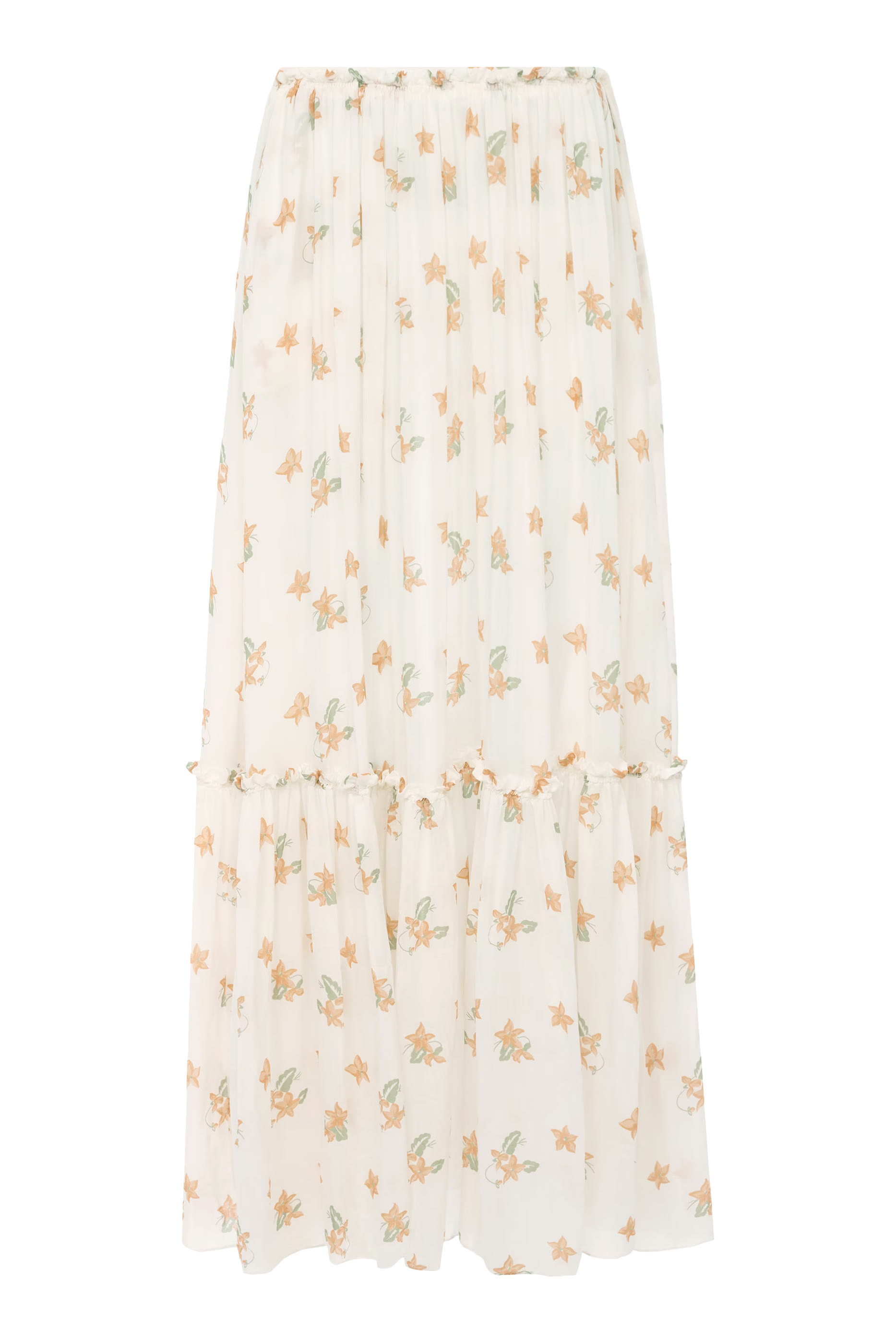 Chloe Gathered Long Skirt