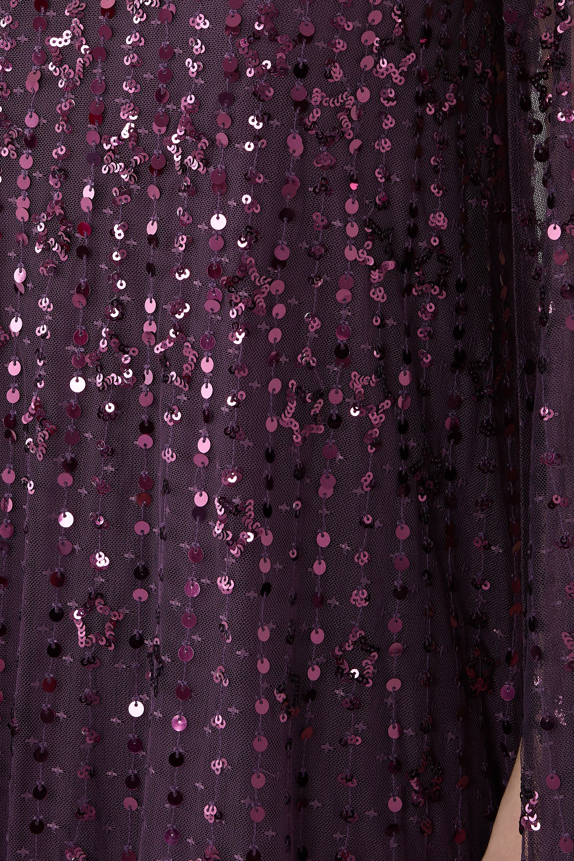 Sequin Embellished Ankle Gown 