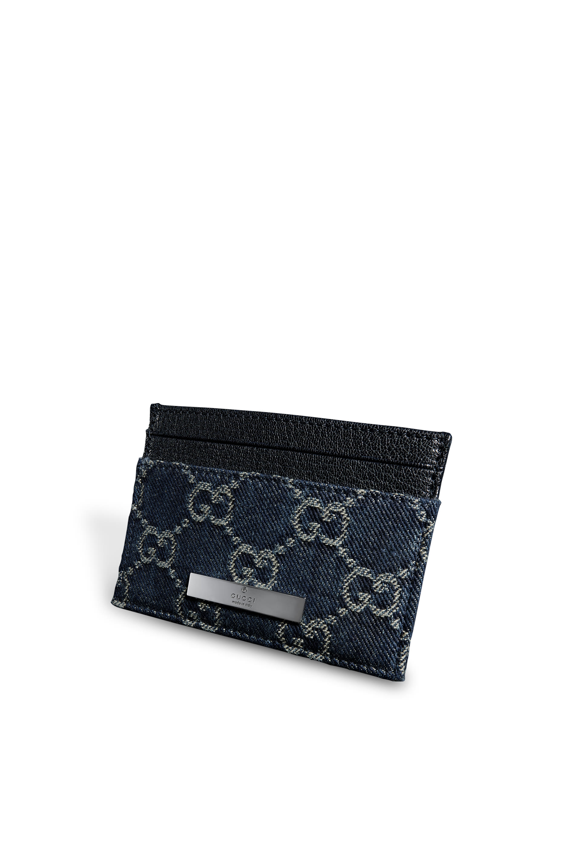 Card Case with Logo Plaque 