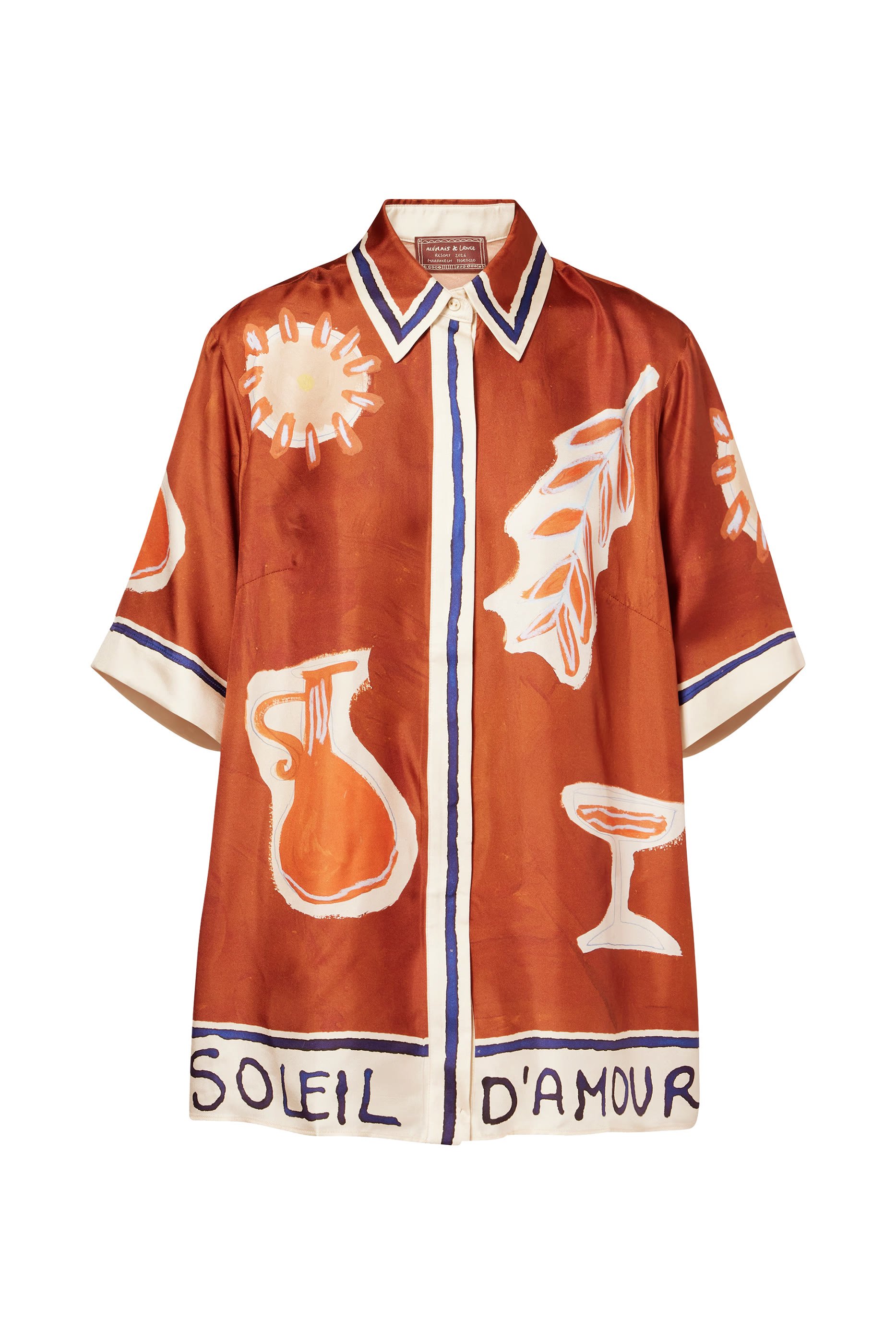 Soleil D'Amour Silk Shirt