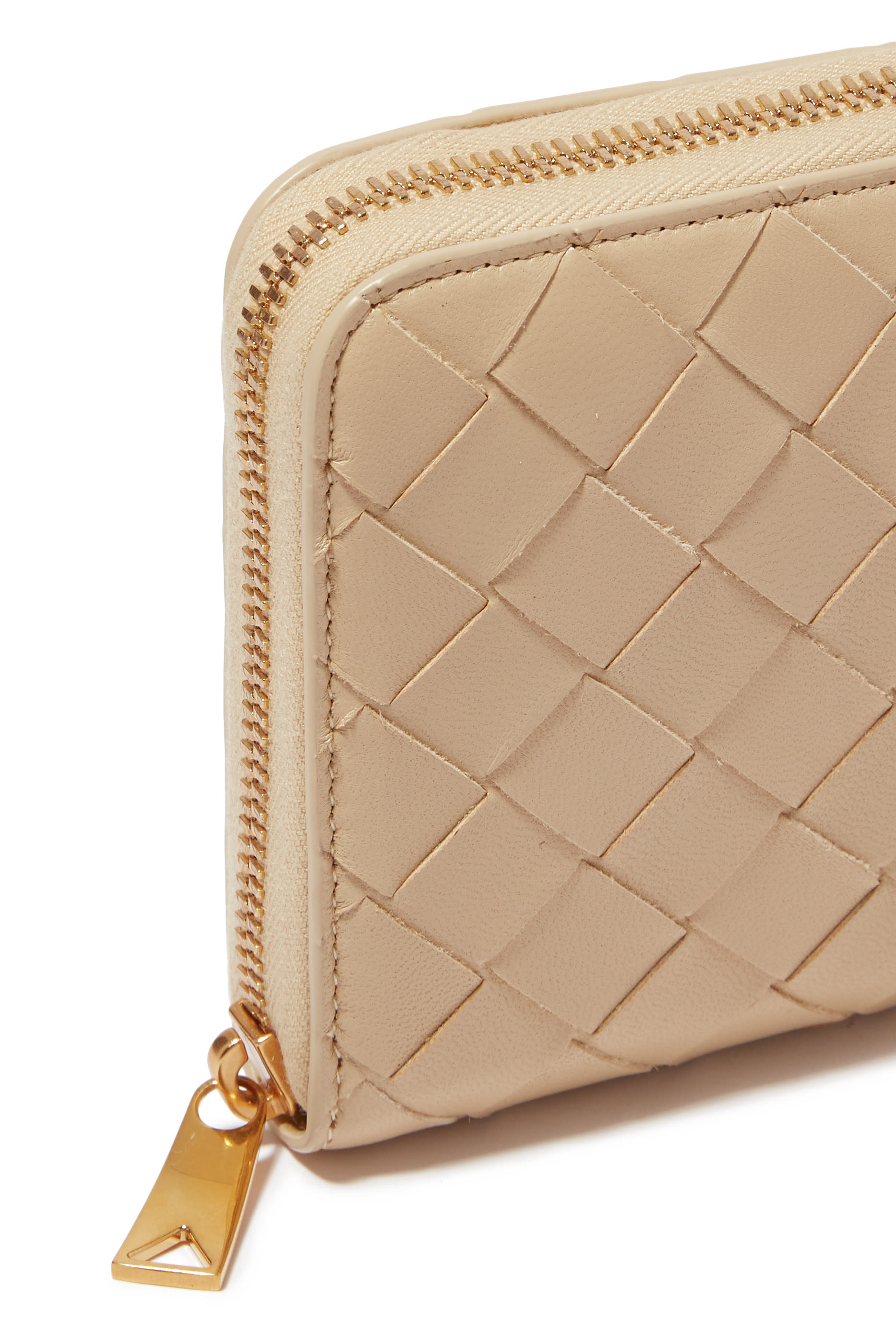 Intrecciato Zip-Around Wallet