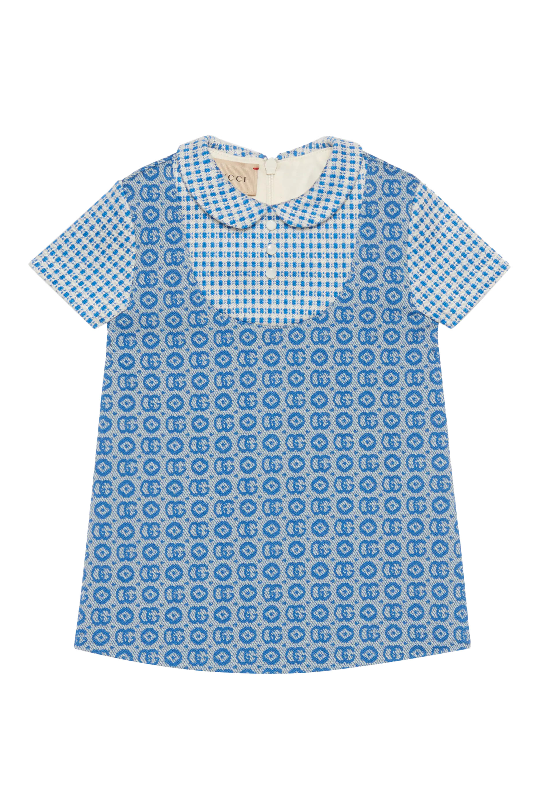 Kids Double G Geometric Jersey Dress