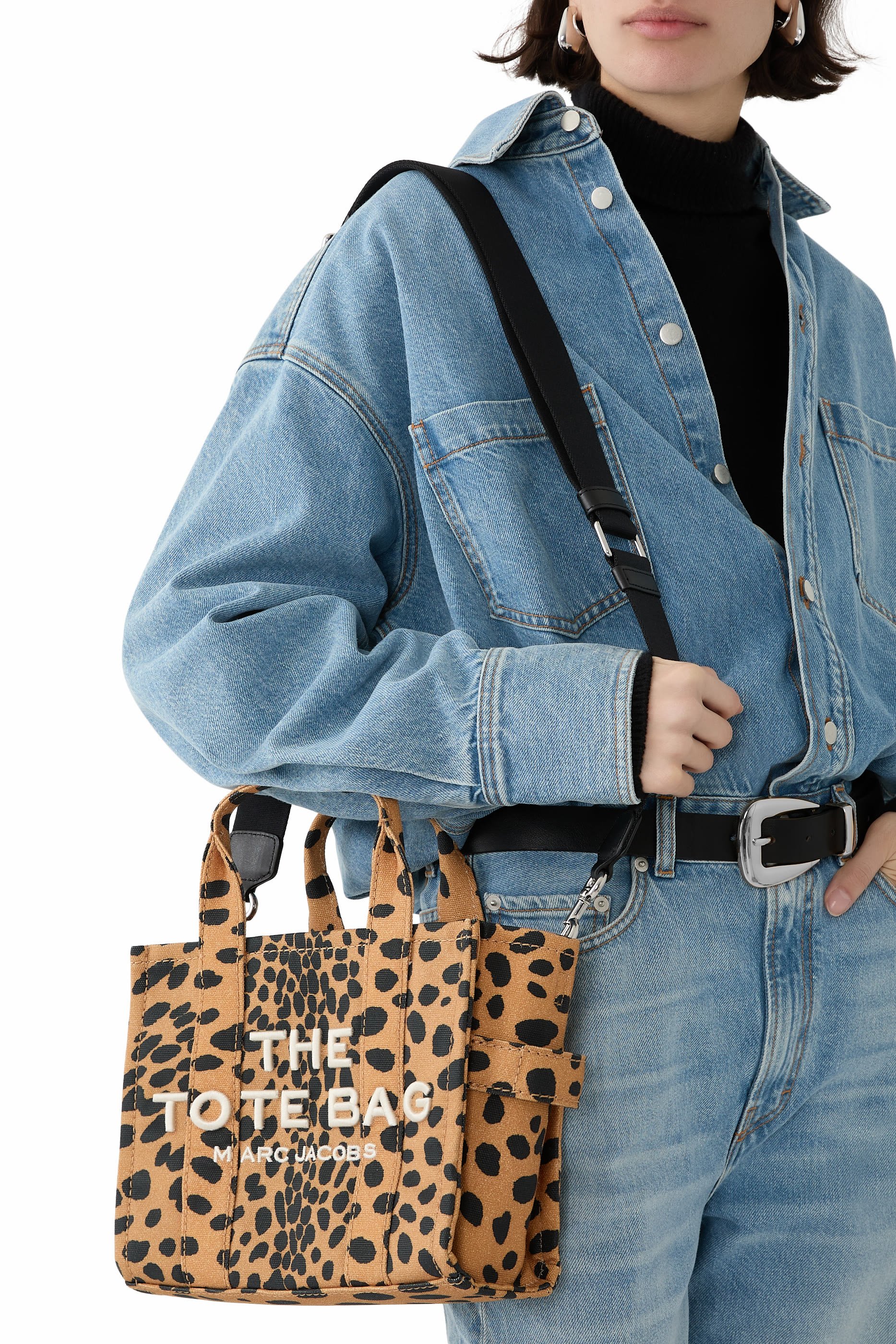 The Cheetah Canvas Small Tote Bag