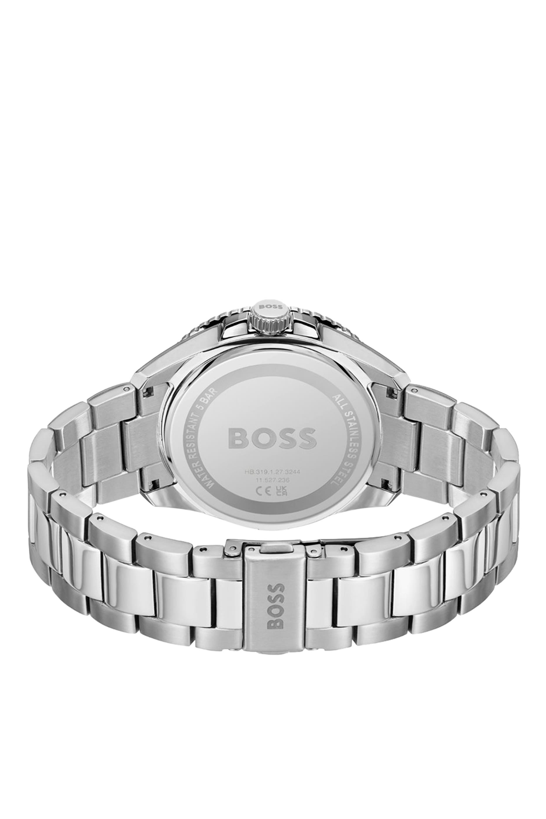 Stainless Steel Rotating Bezel Watch
