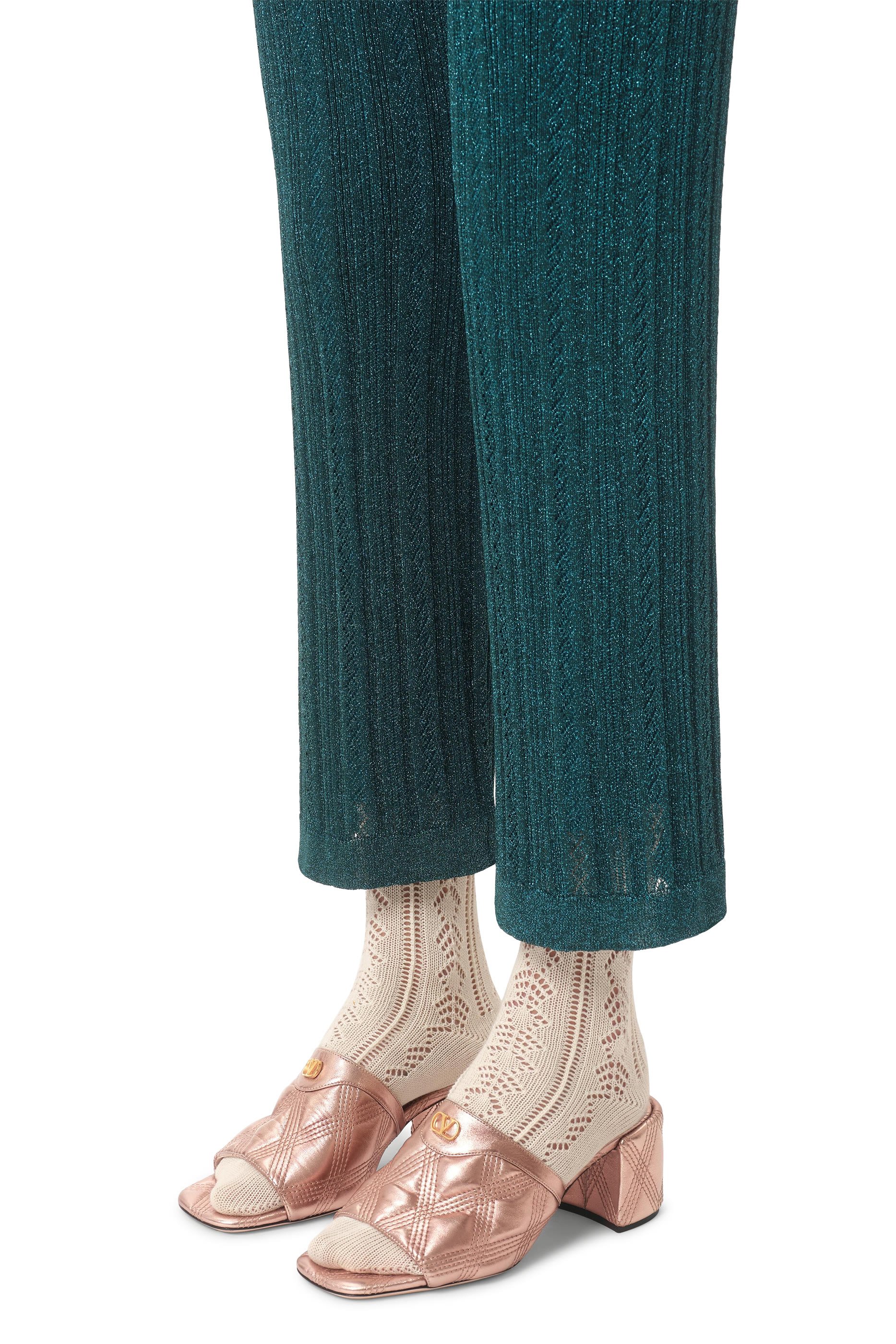 Quiltie 67 Leather Slides