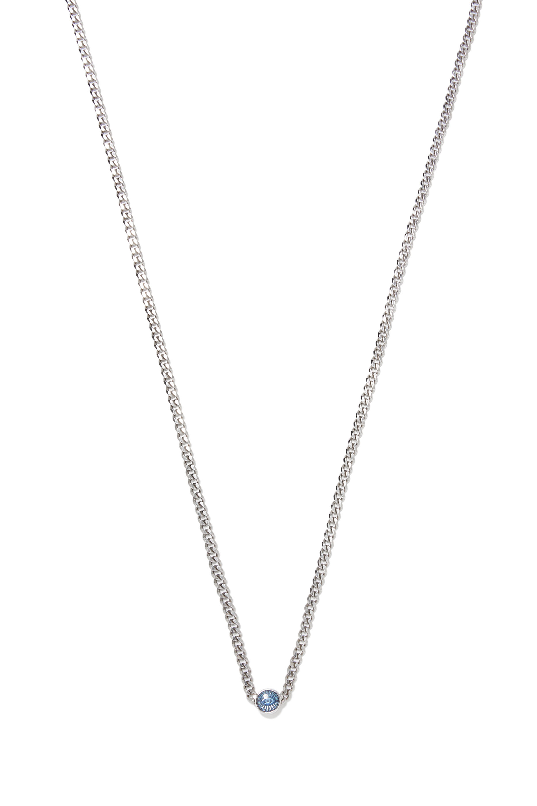 Eye of Time Type Chain Necklace