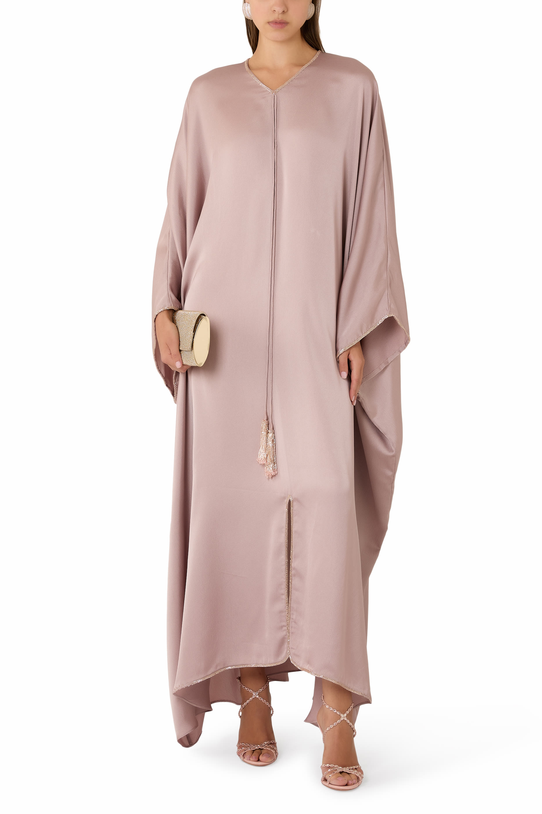 Tassel Detail Embellished Caftan