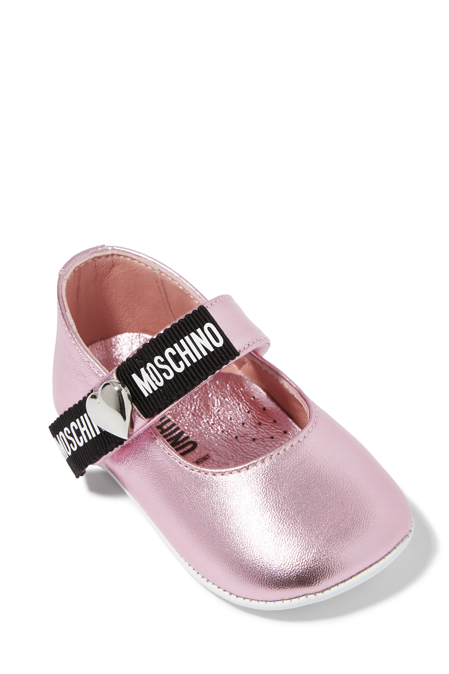 Kids Logo Leather Ballets