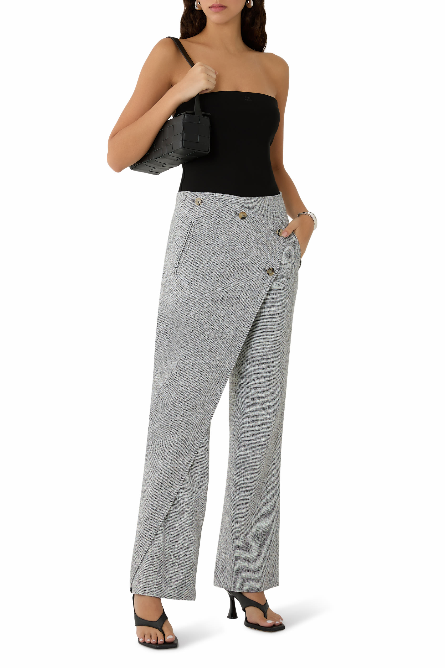 Oblique Caviar Pants