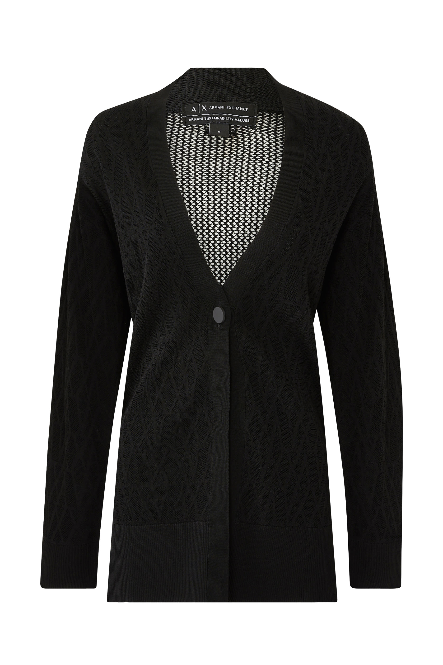 AX Logo All-Over Cardigan