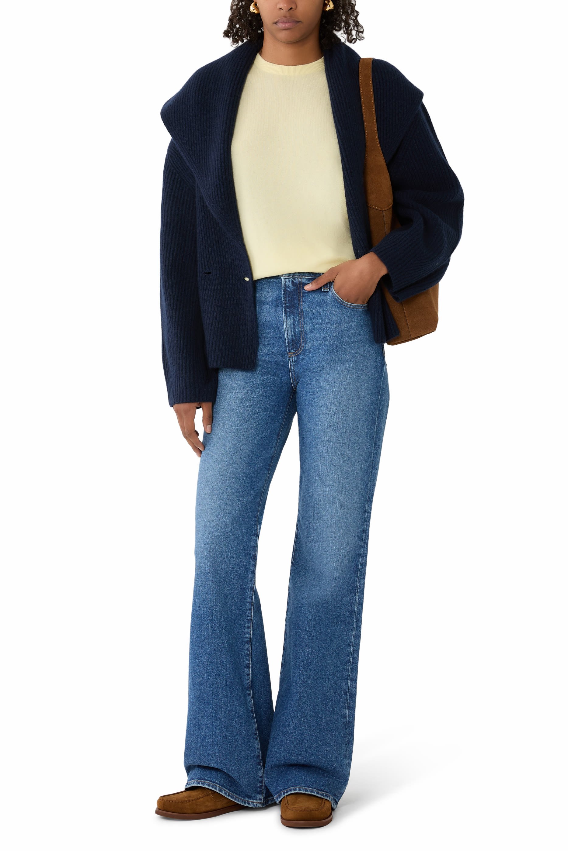  Sofia Flared Denim Jeans