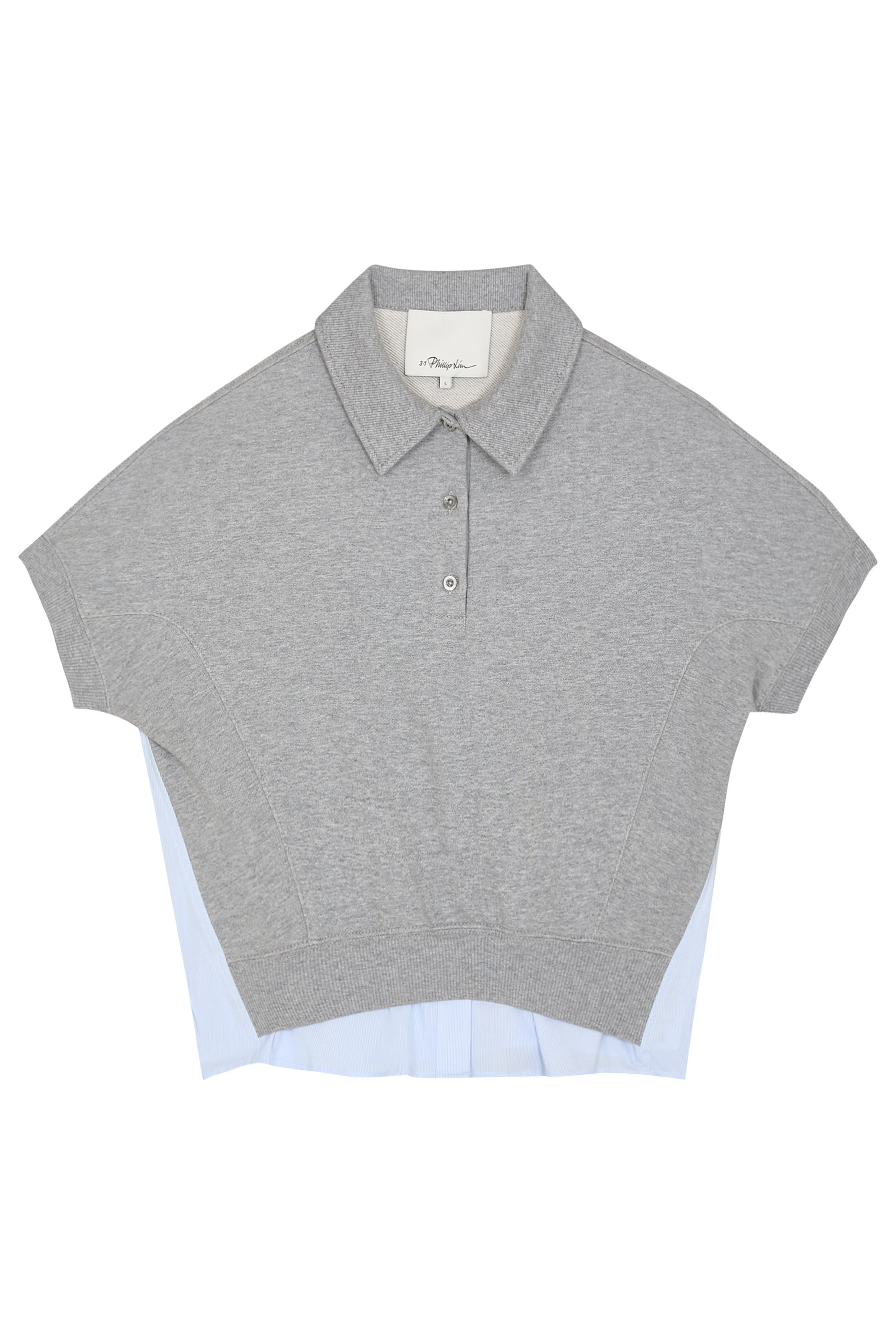 French Terry Polo with Shirting