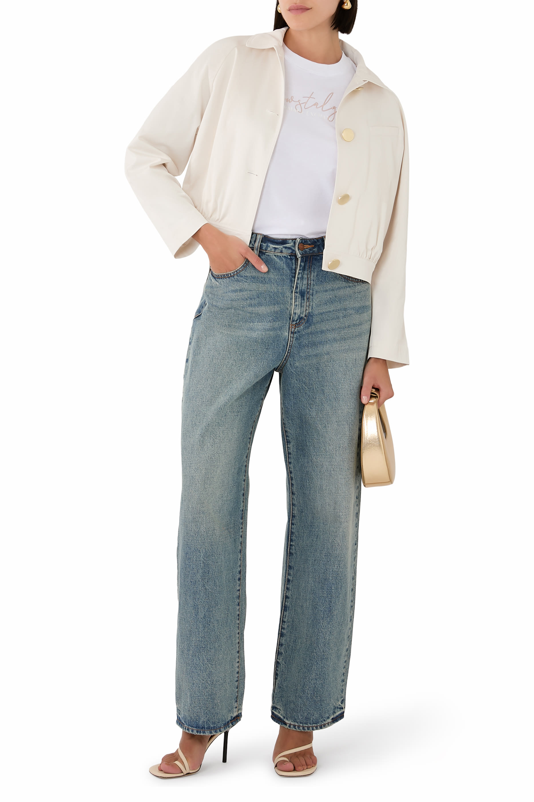 Salin de Giraud Lettering Boxy T-Shirt