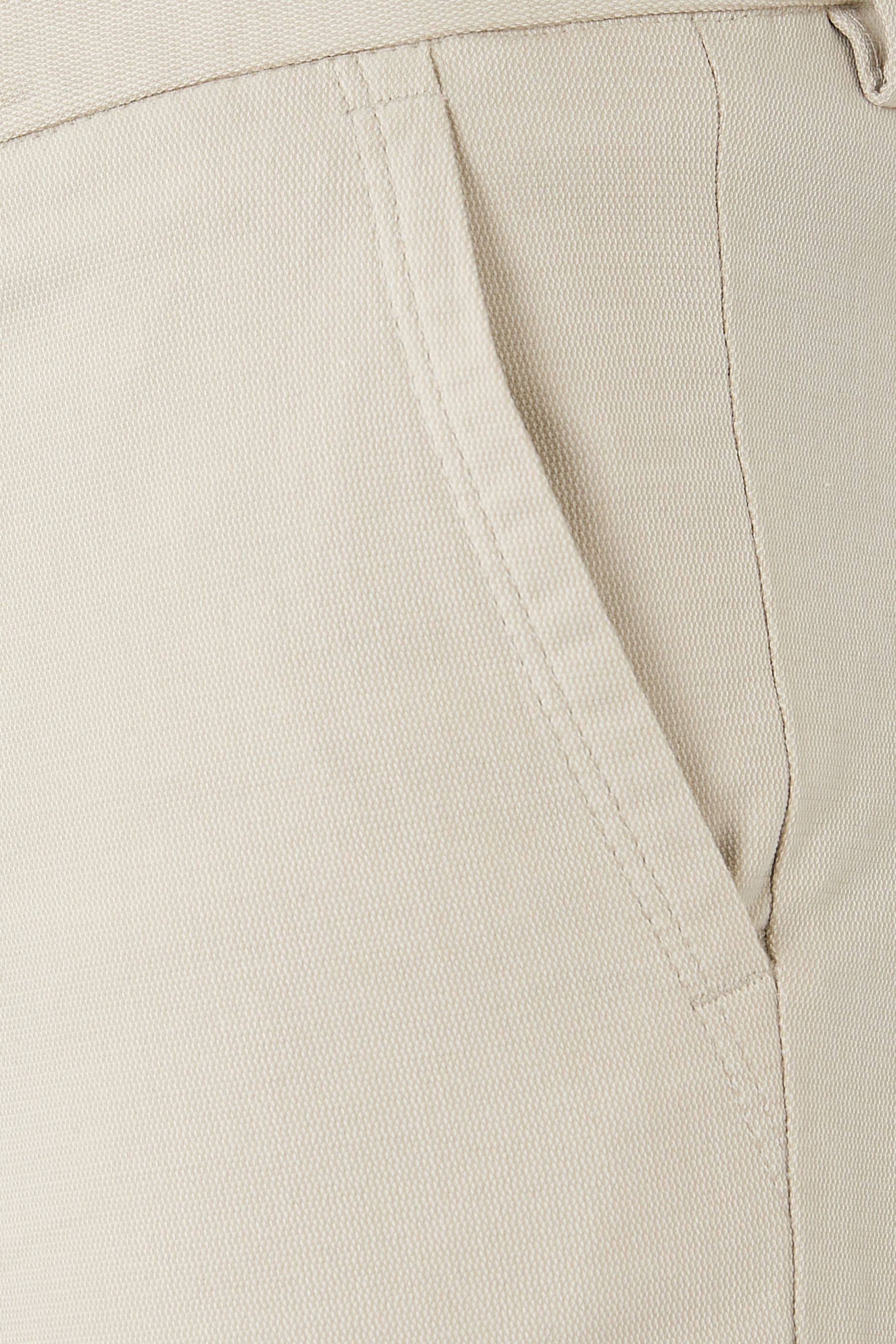 Slim-Fit Cotton Trousers