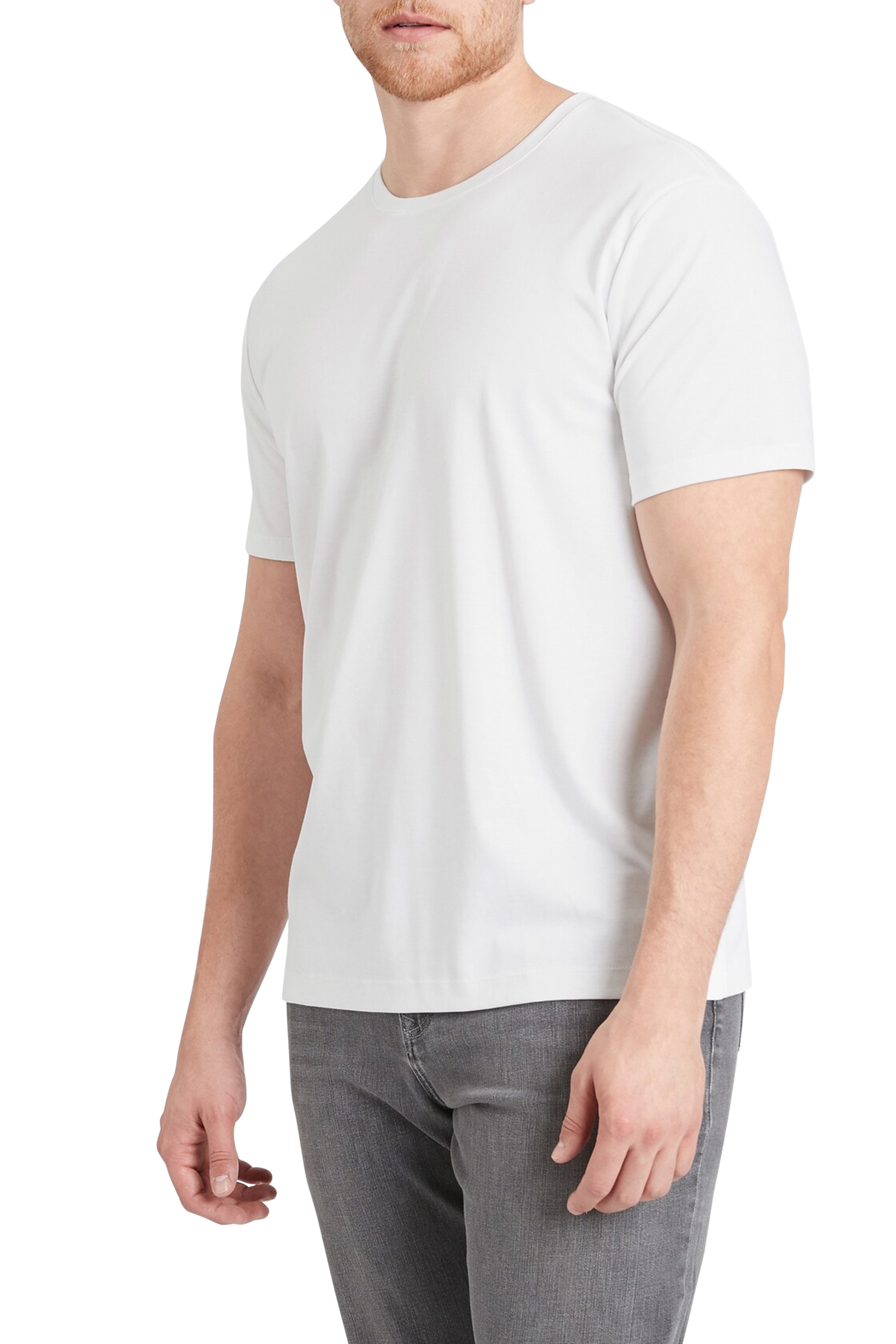 Buy Banana Republic Luxury-Touch Crew Neck T-Shirt for Mens ...