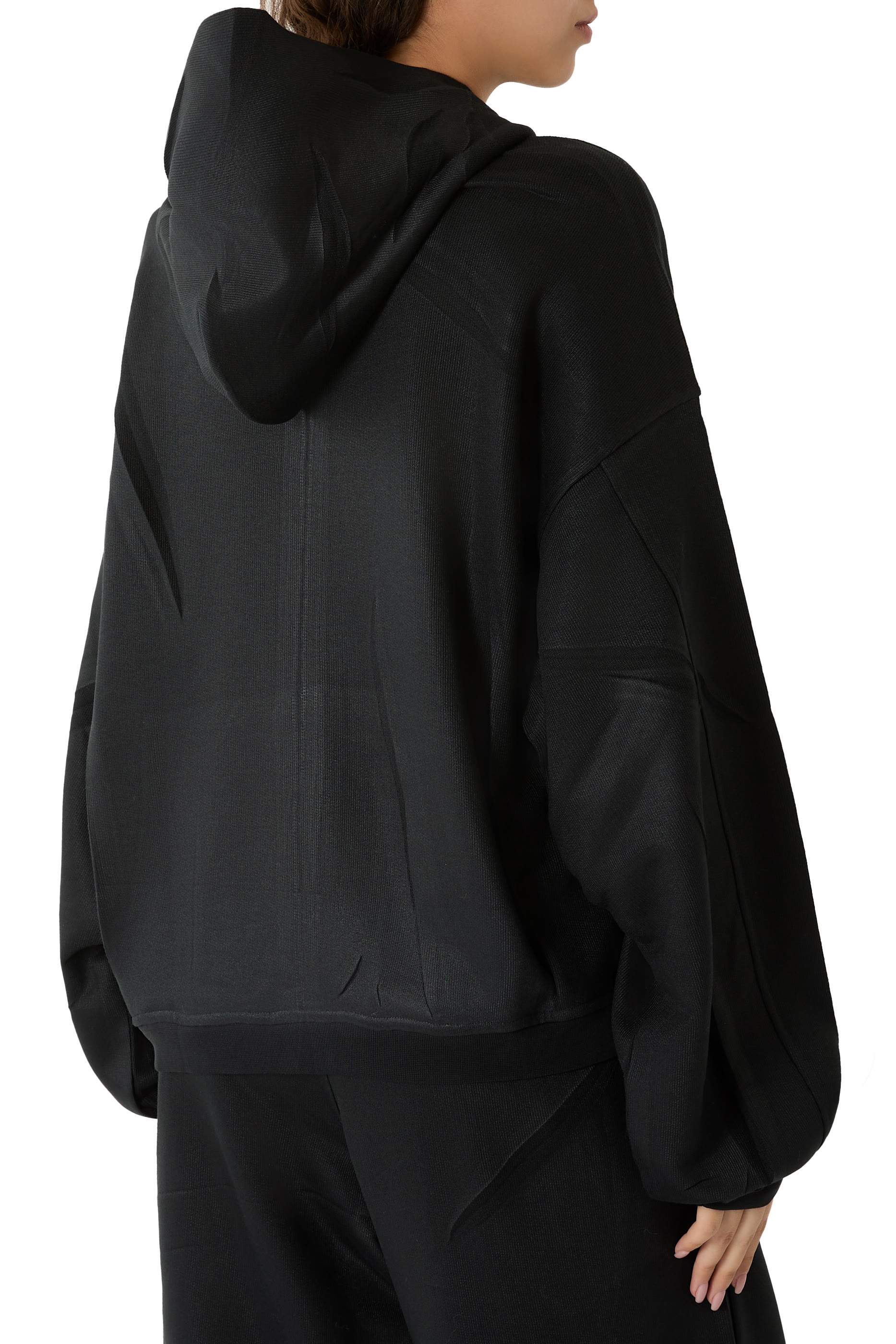 Creased Terry Hoodie