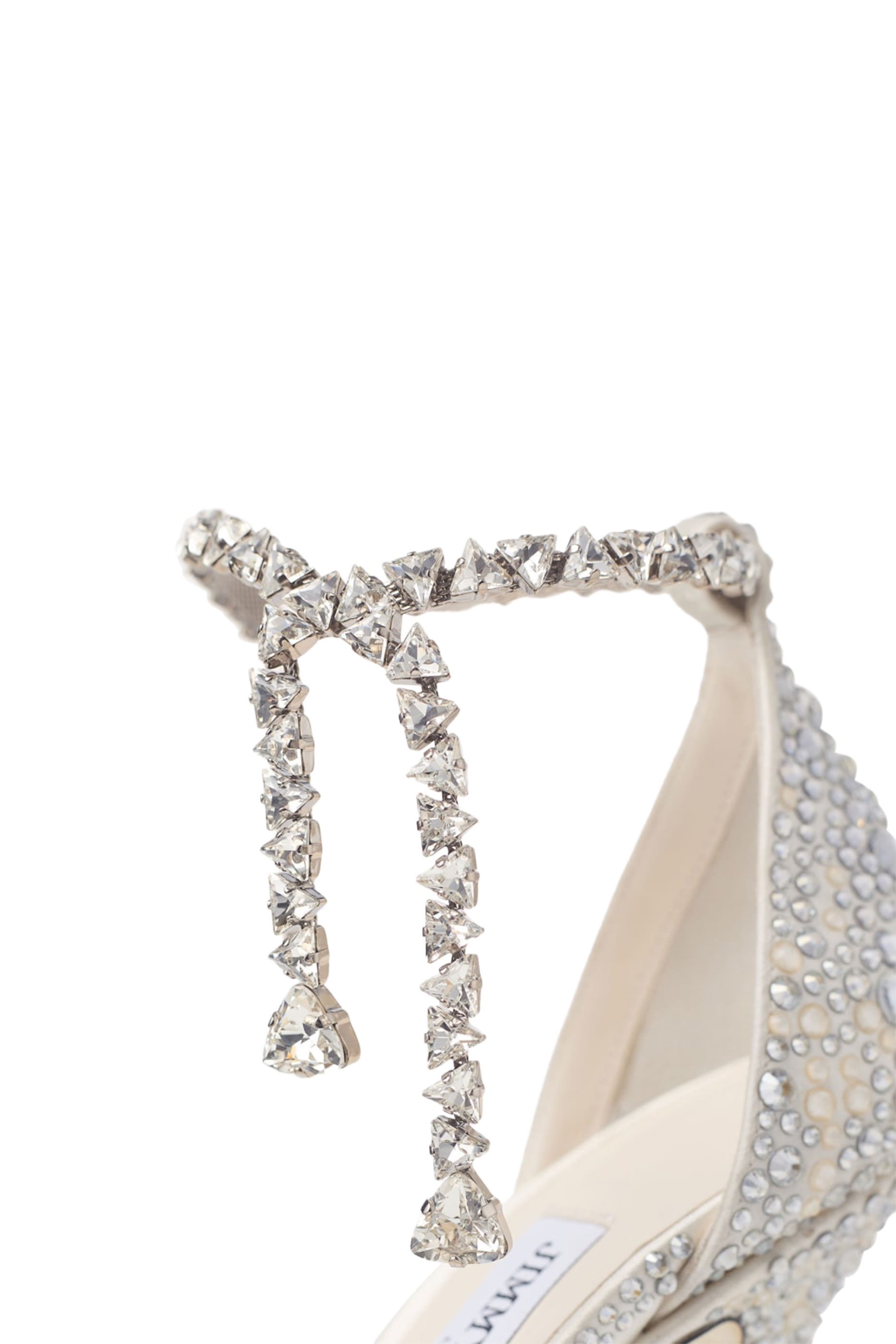 Stevie 100 Satin Crystal Pumps