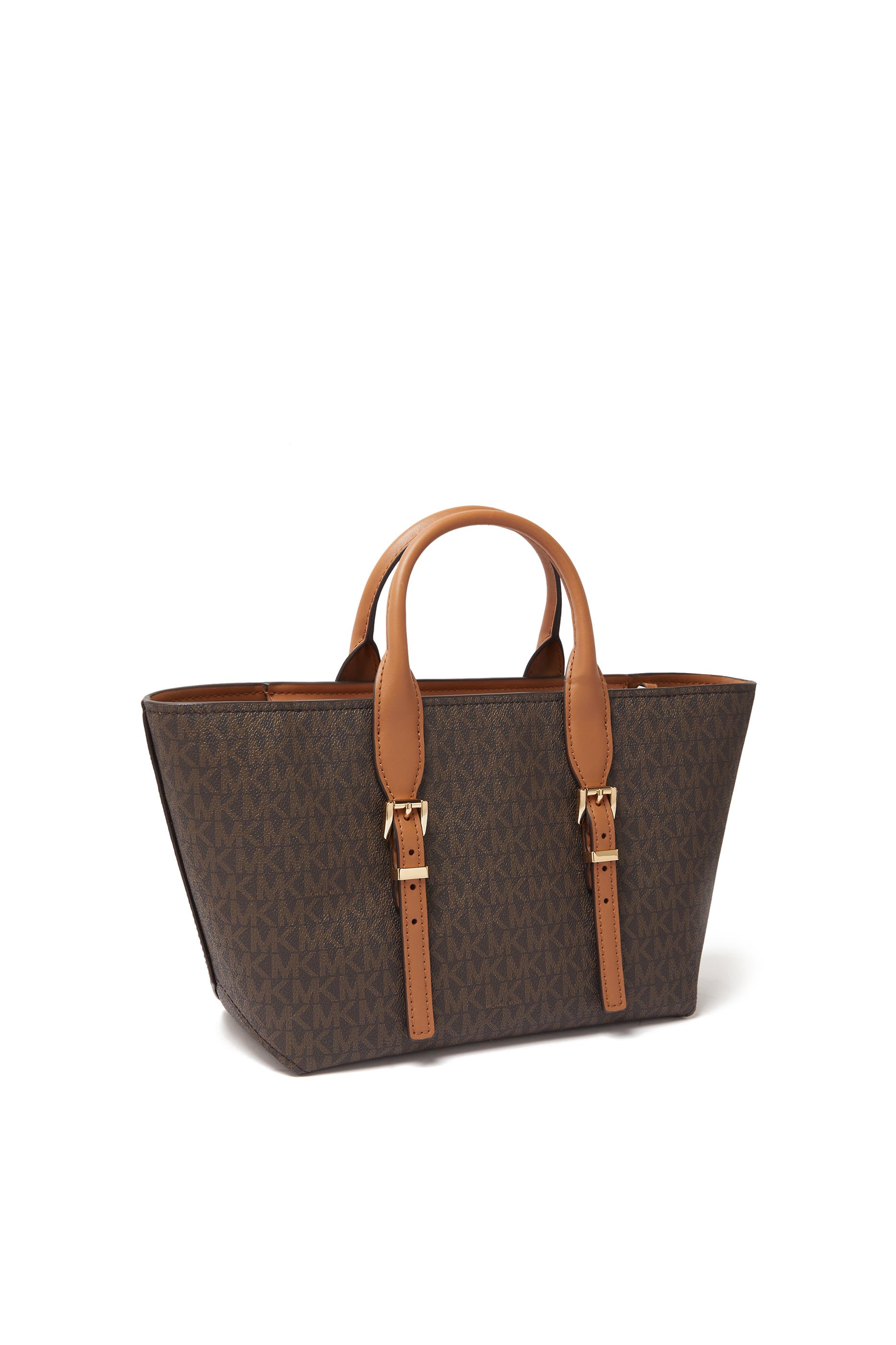 Small Moore Logo Coated Canvas Tote Bag