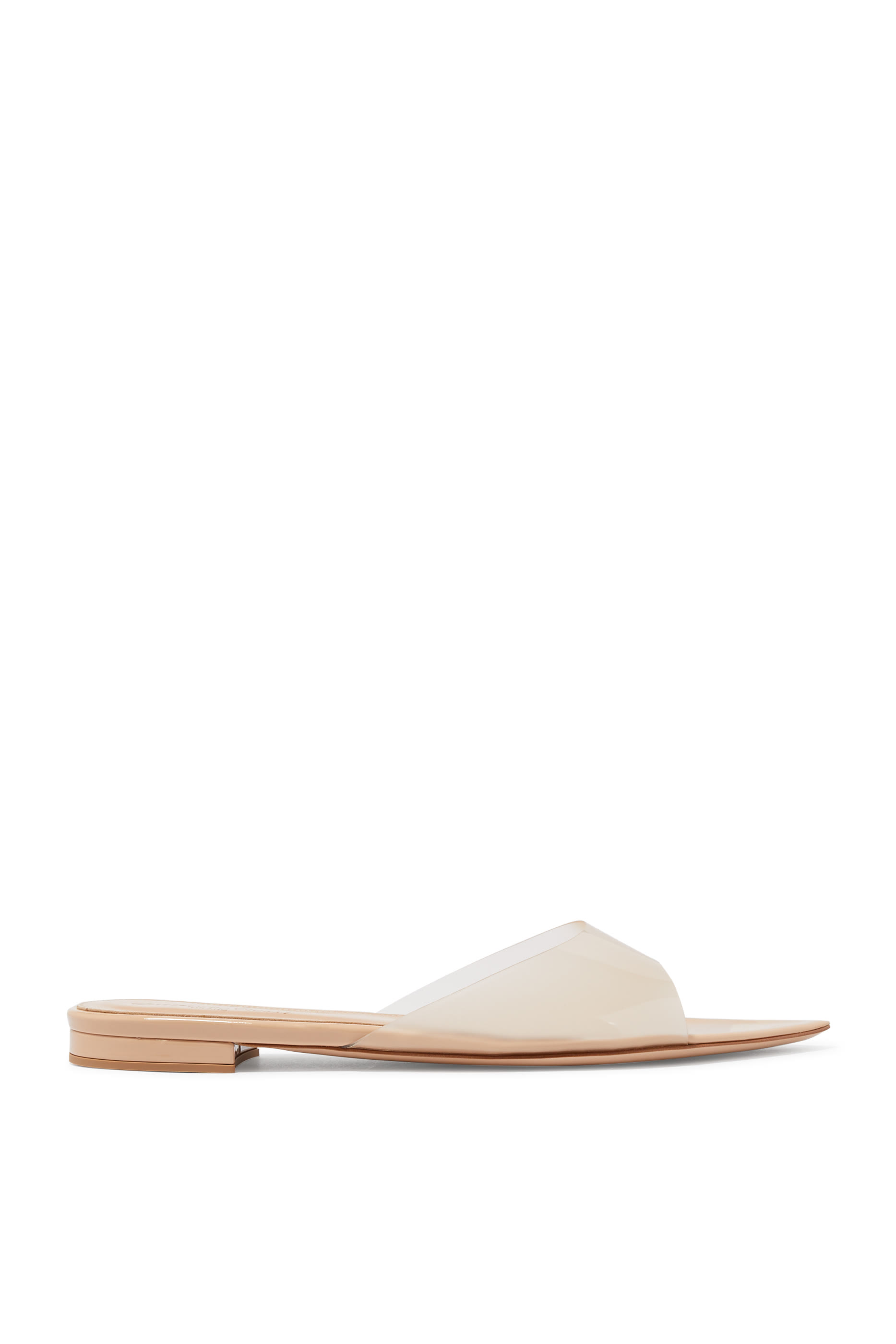 Elle Plexi Flat Sandals