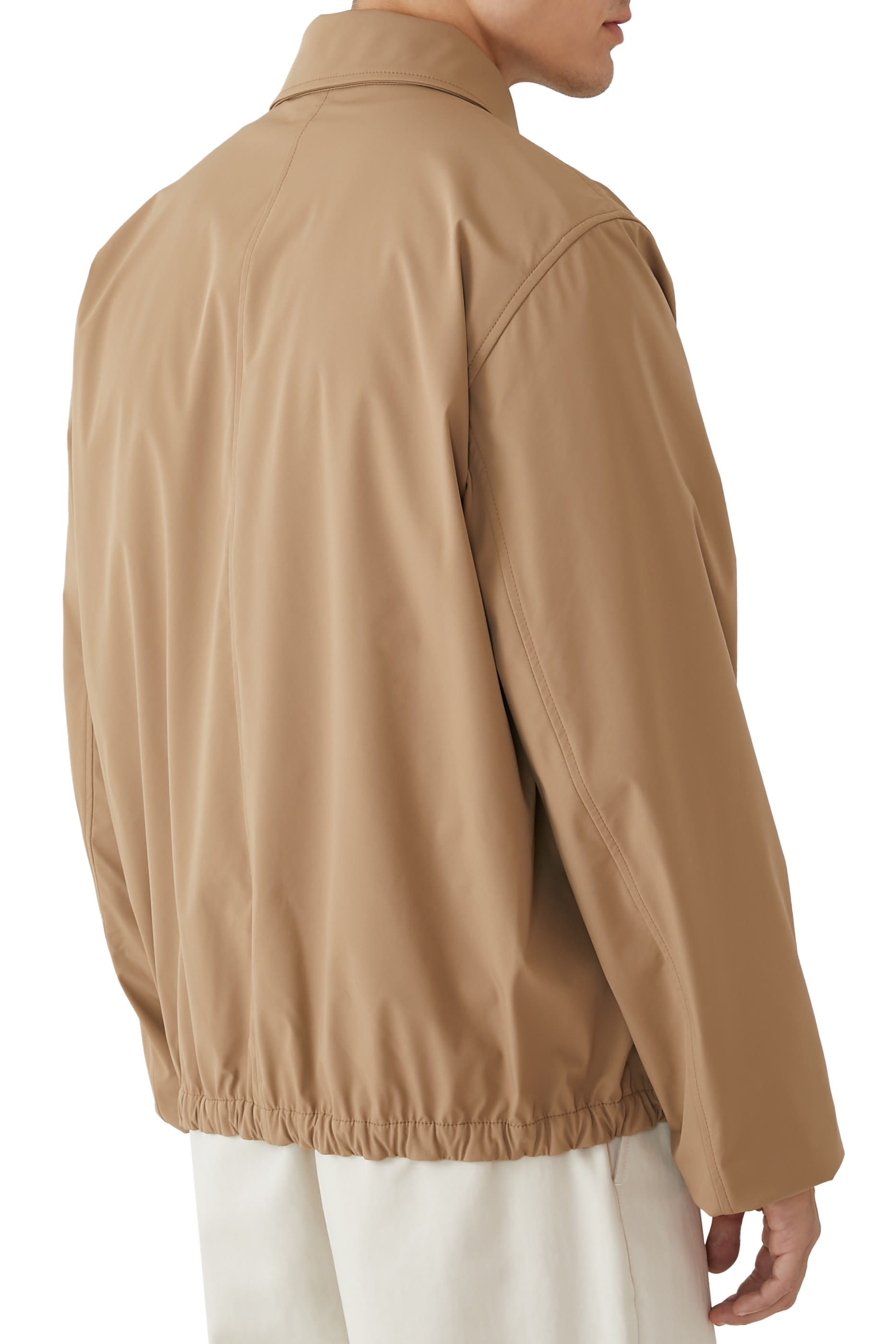 Evandro Logo-Appliqu&eacute;d Shell Jacket