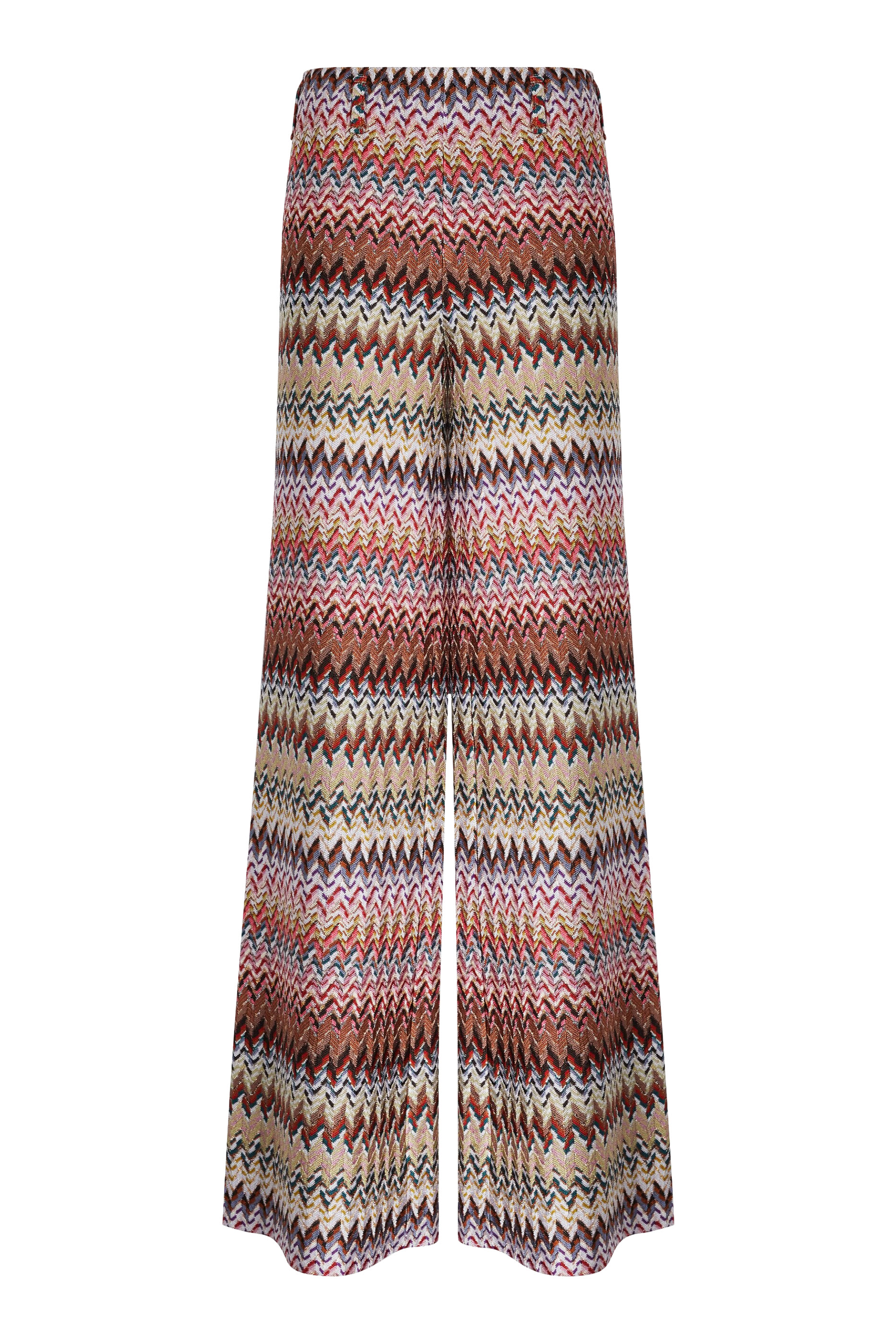Zigzag Pattern Flare Pants