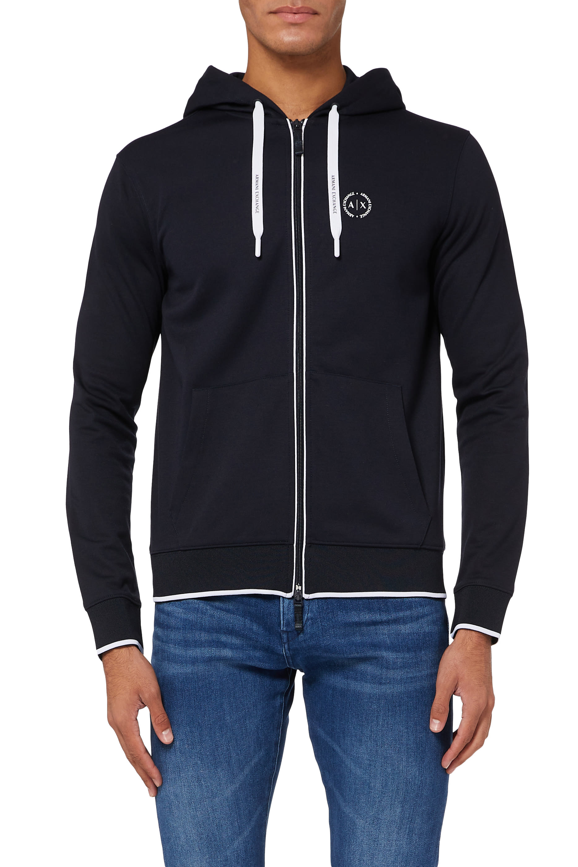 Circle Logo Cotton Viscose Hoodie