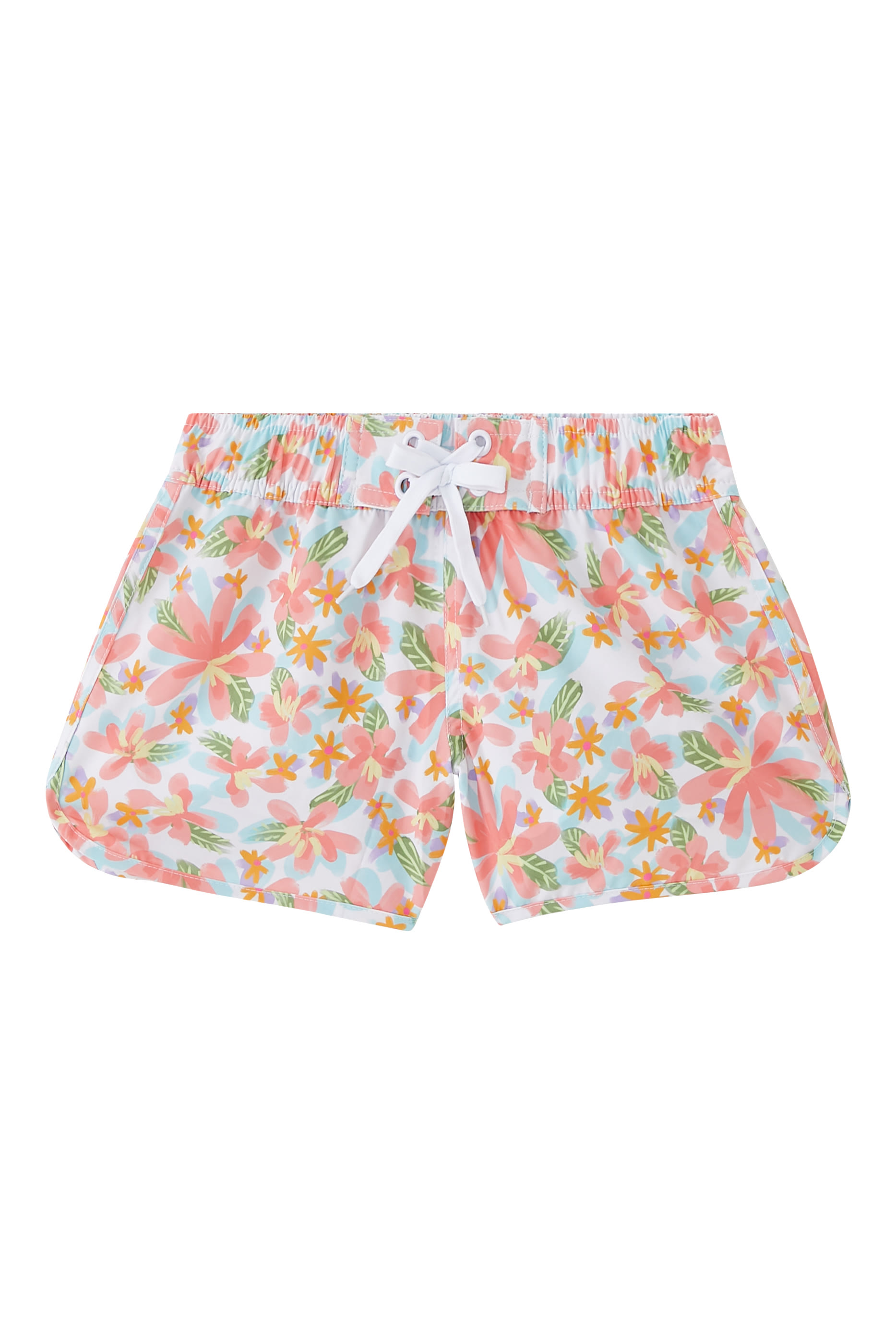 Kids Hawaiian Luau Sustainable Board Shorts
