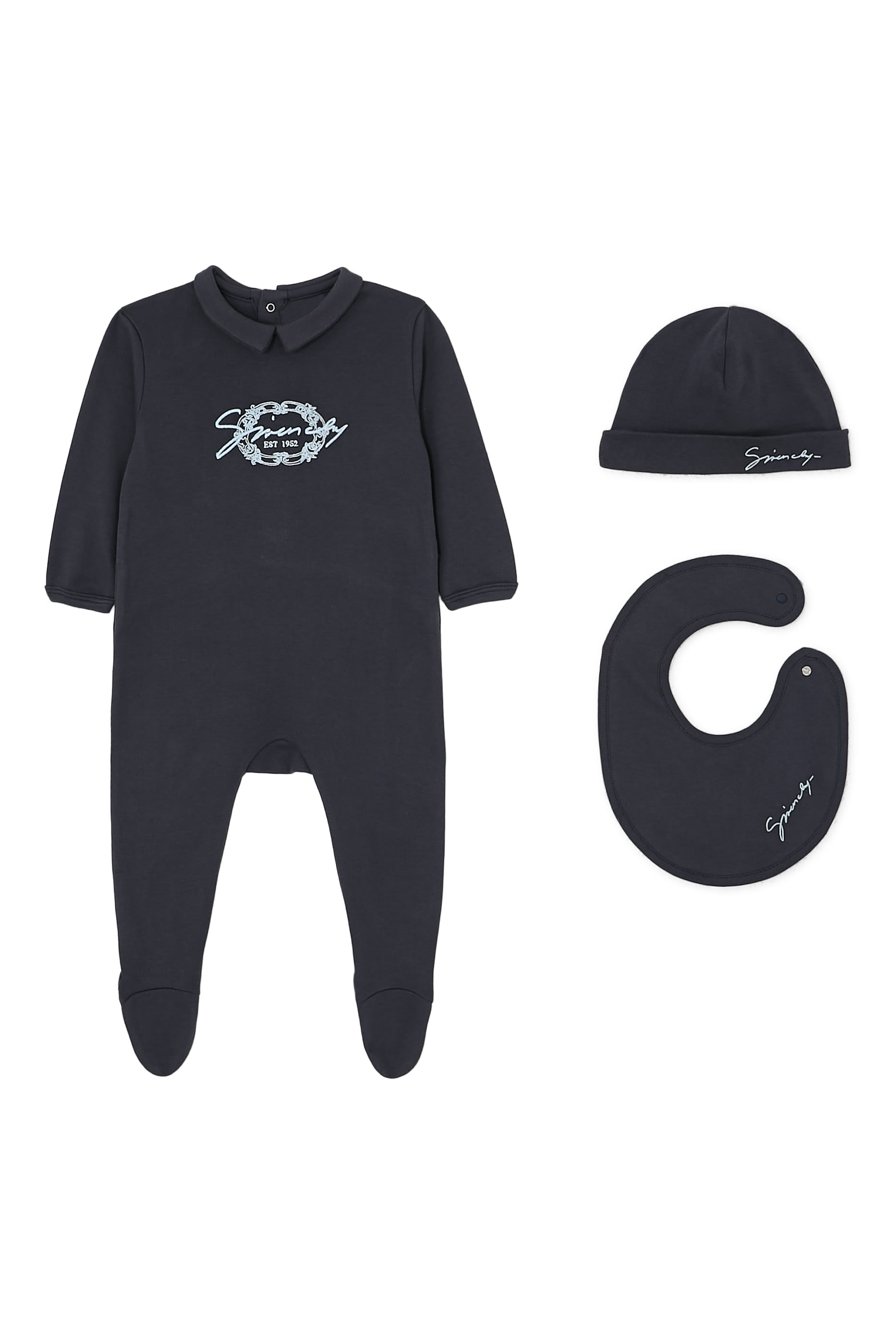 Kids Logo-Embroidered Babygrow Set