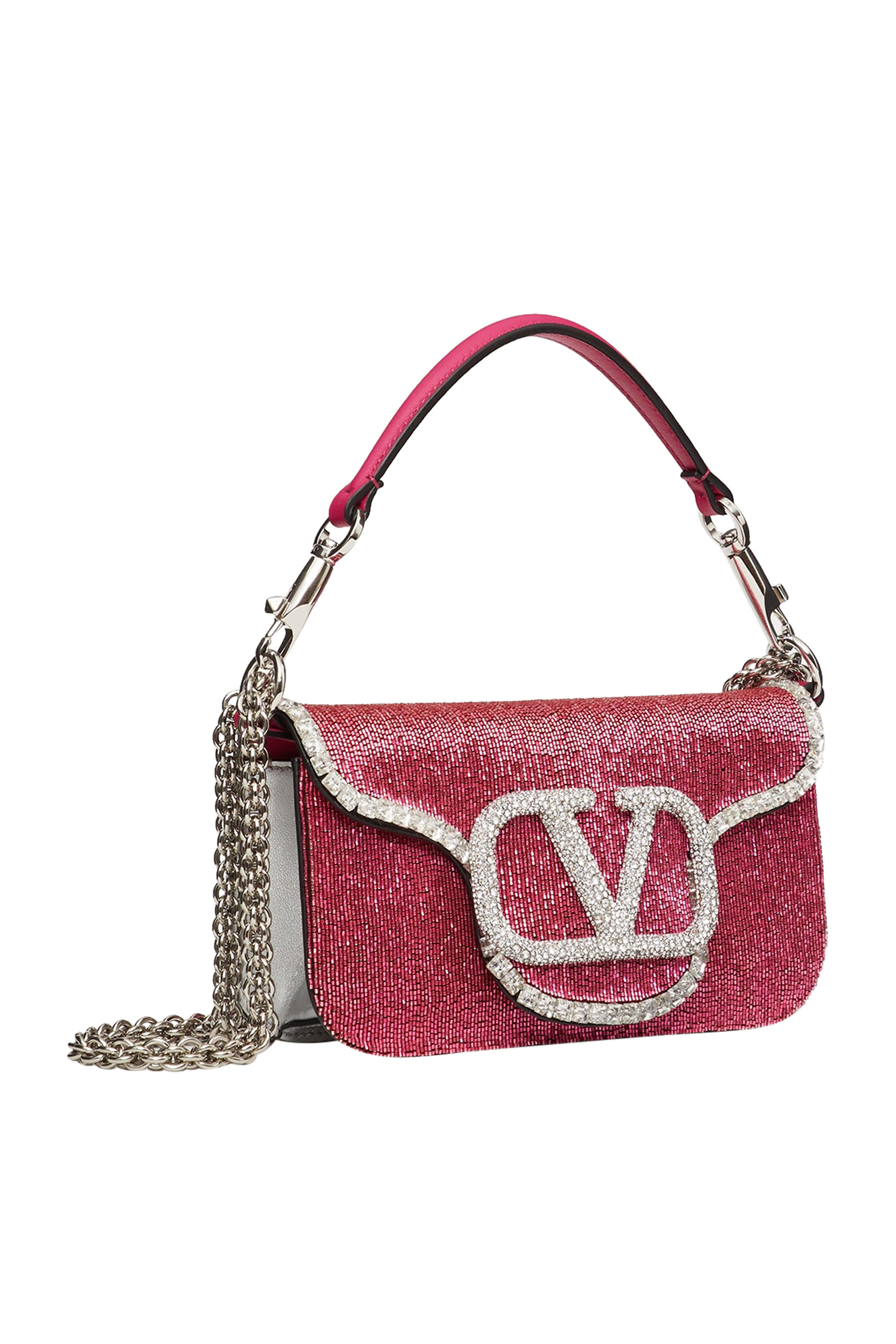  Loc&ograve; Embroidered Crystal Shoulder Bag