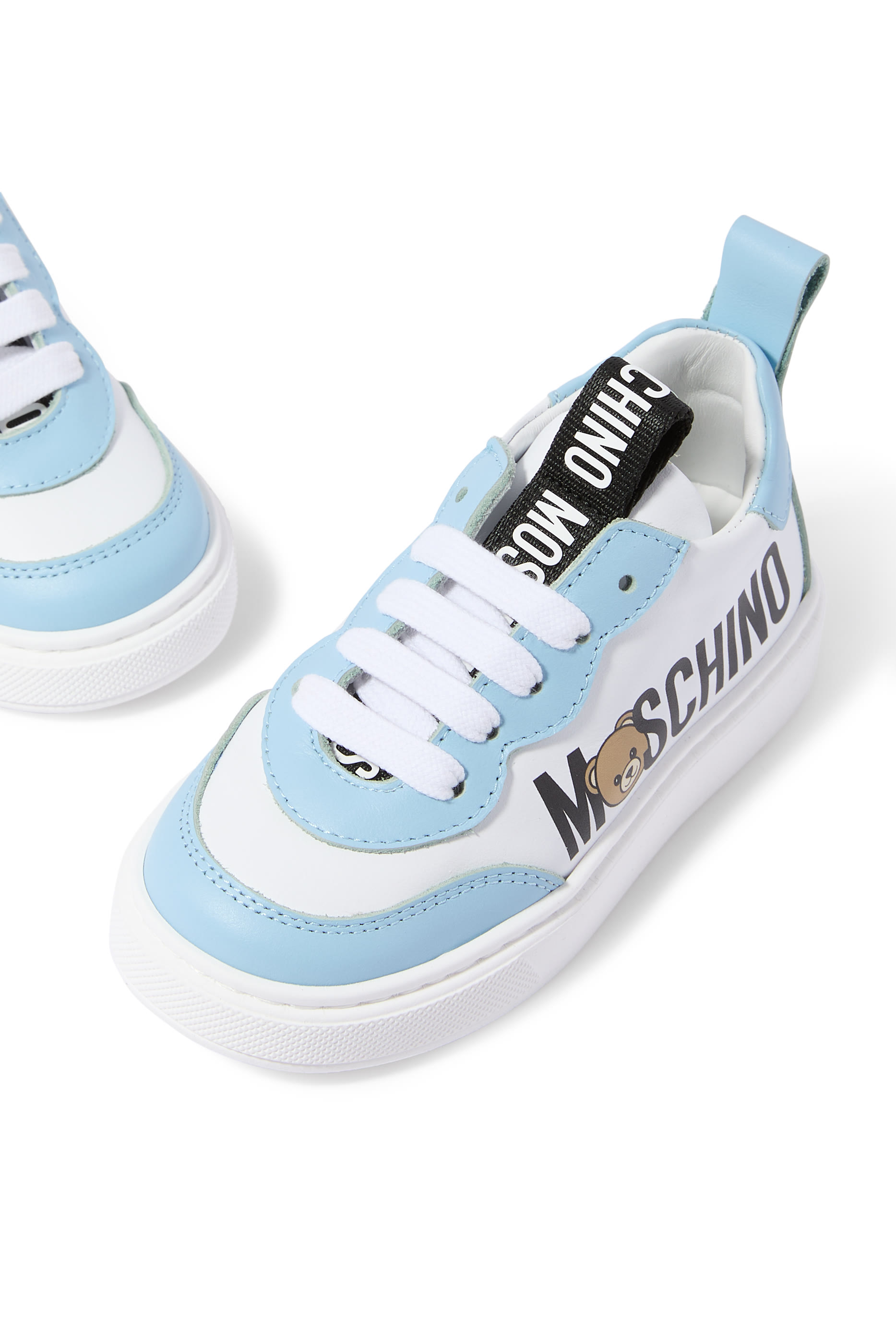 Kids Logo Leather Sneakers 