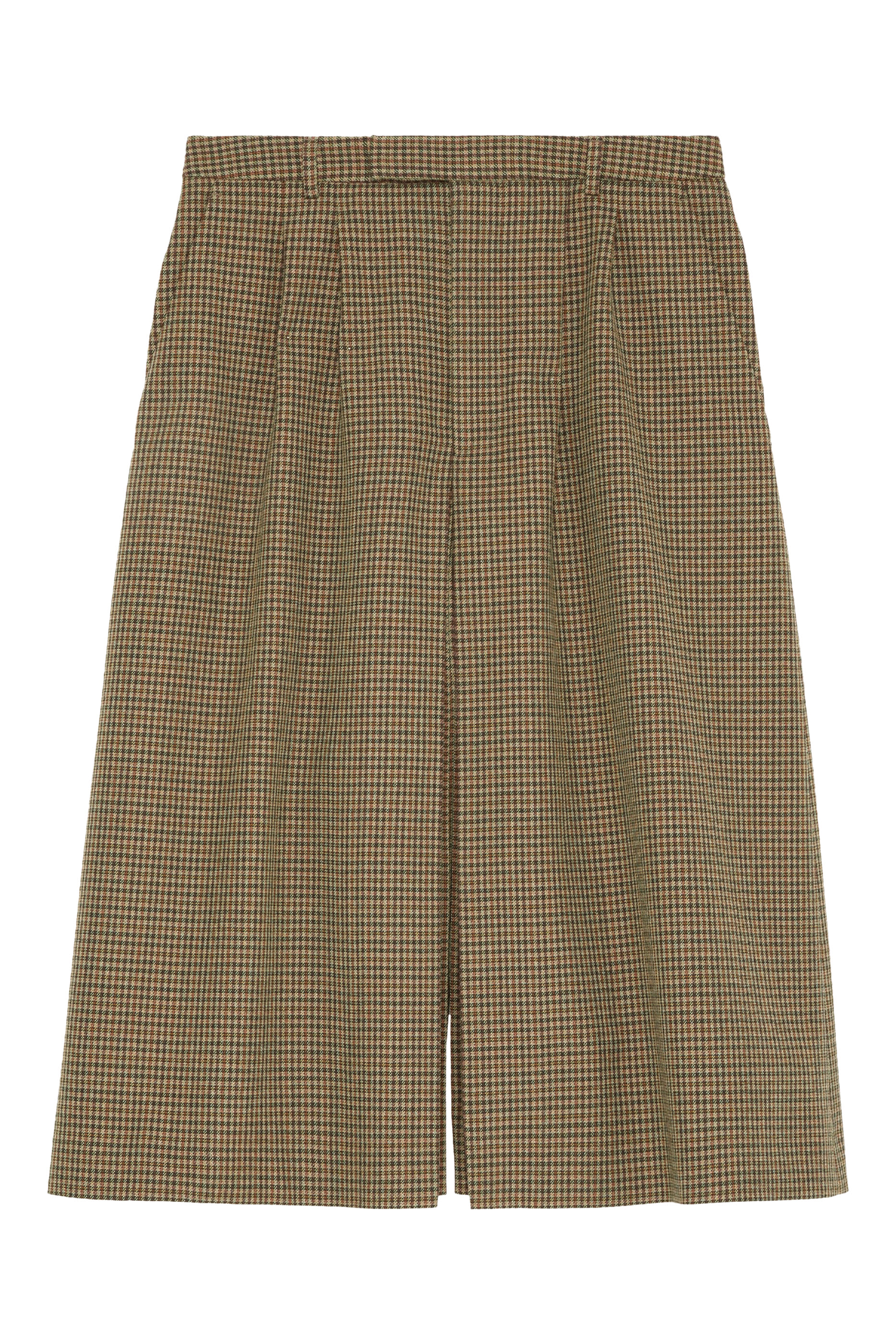 Houndstooth Wool Trousers