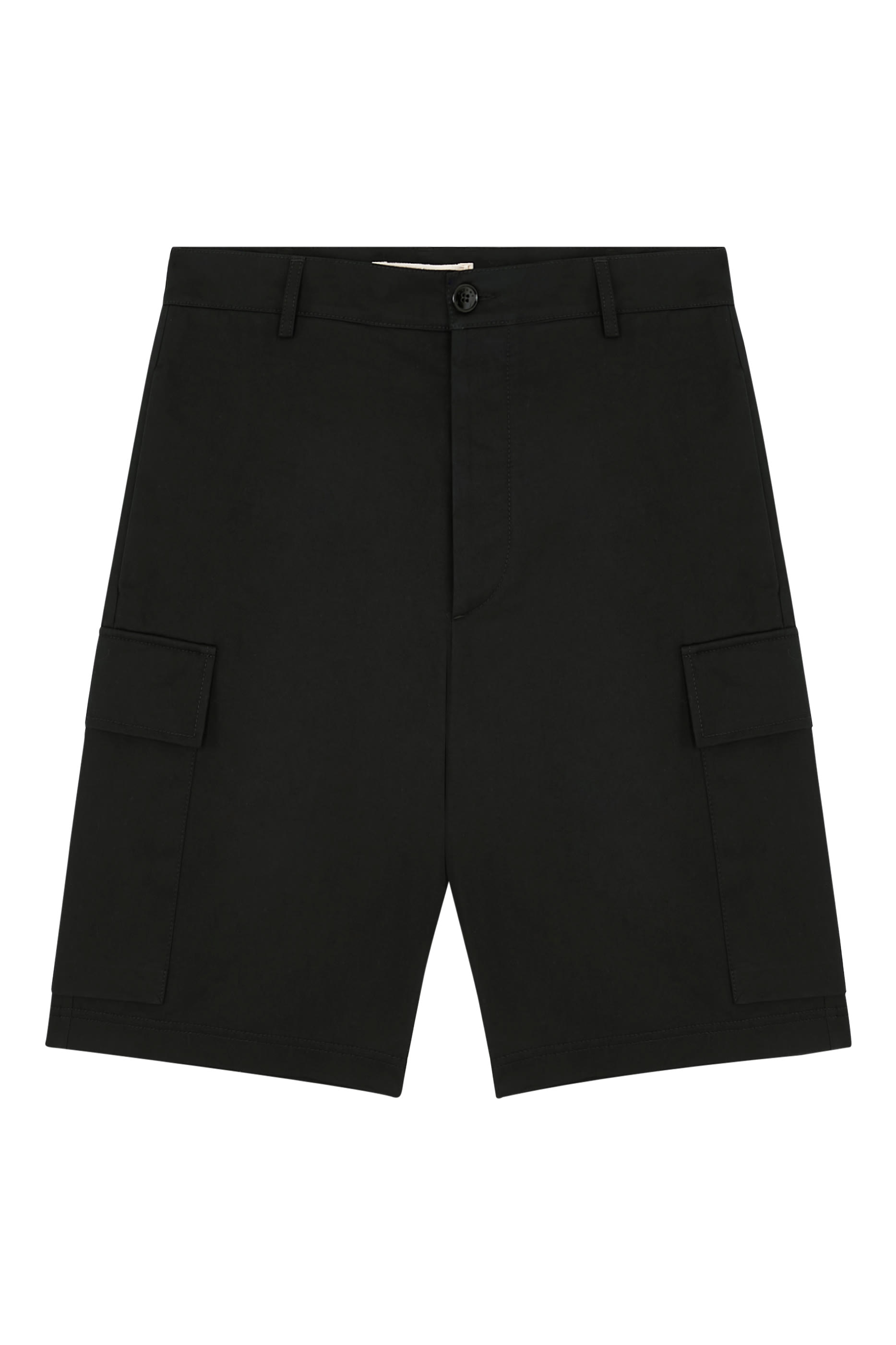 Organic Gabardine Cargo Shorts