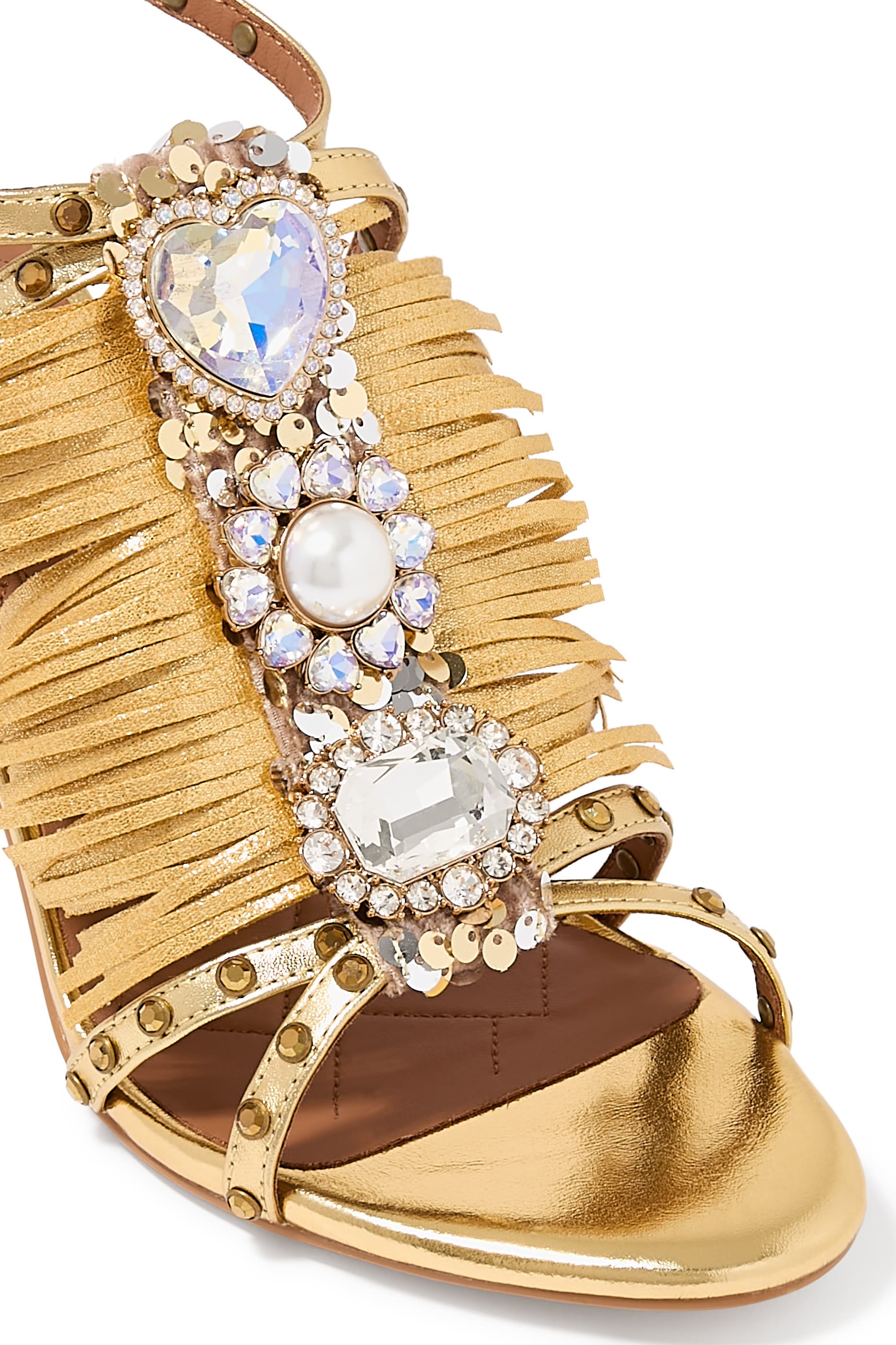  Jewel Fringe 90 Sandals