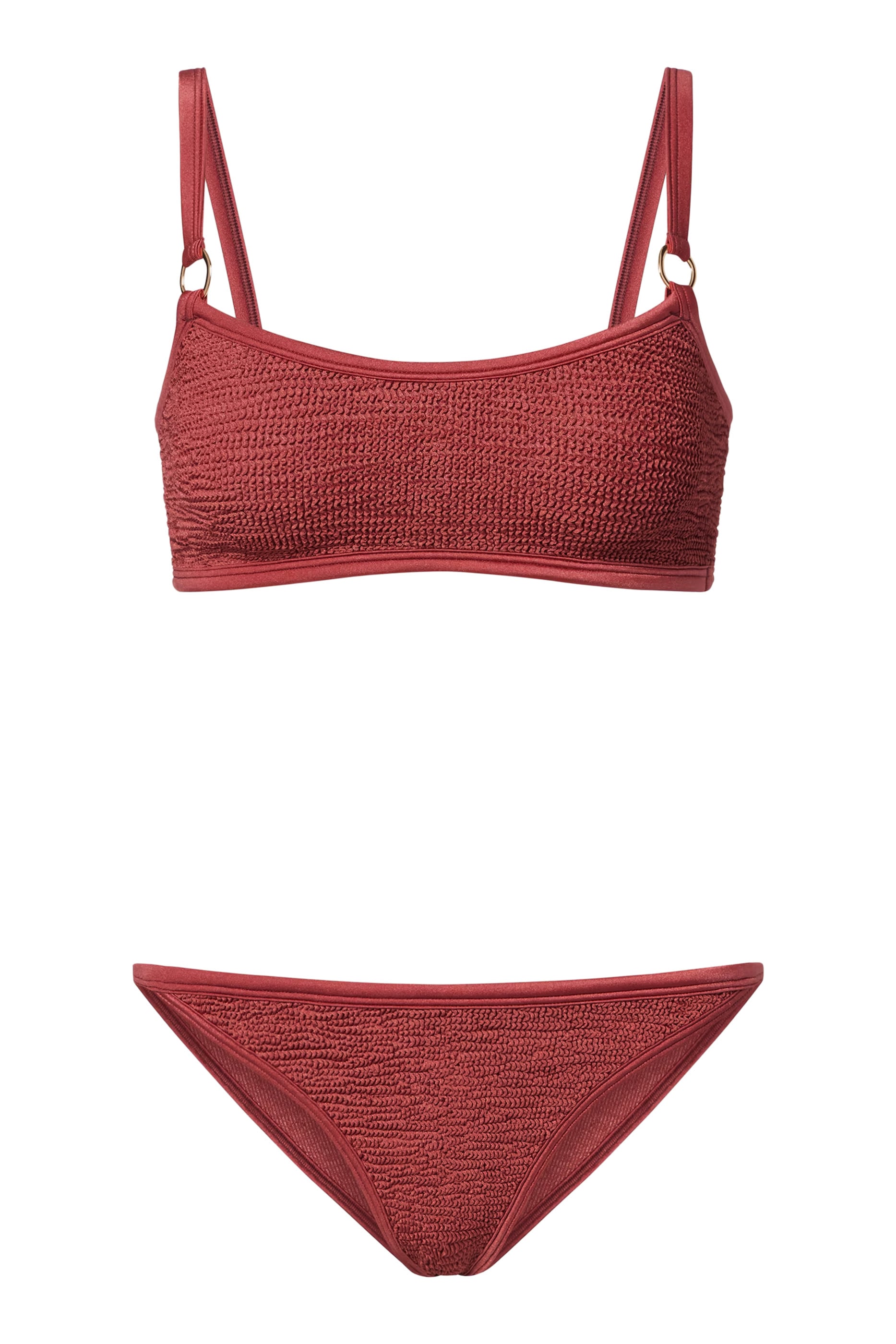 Iris Bikini with Gold Hoops