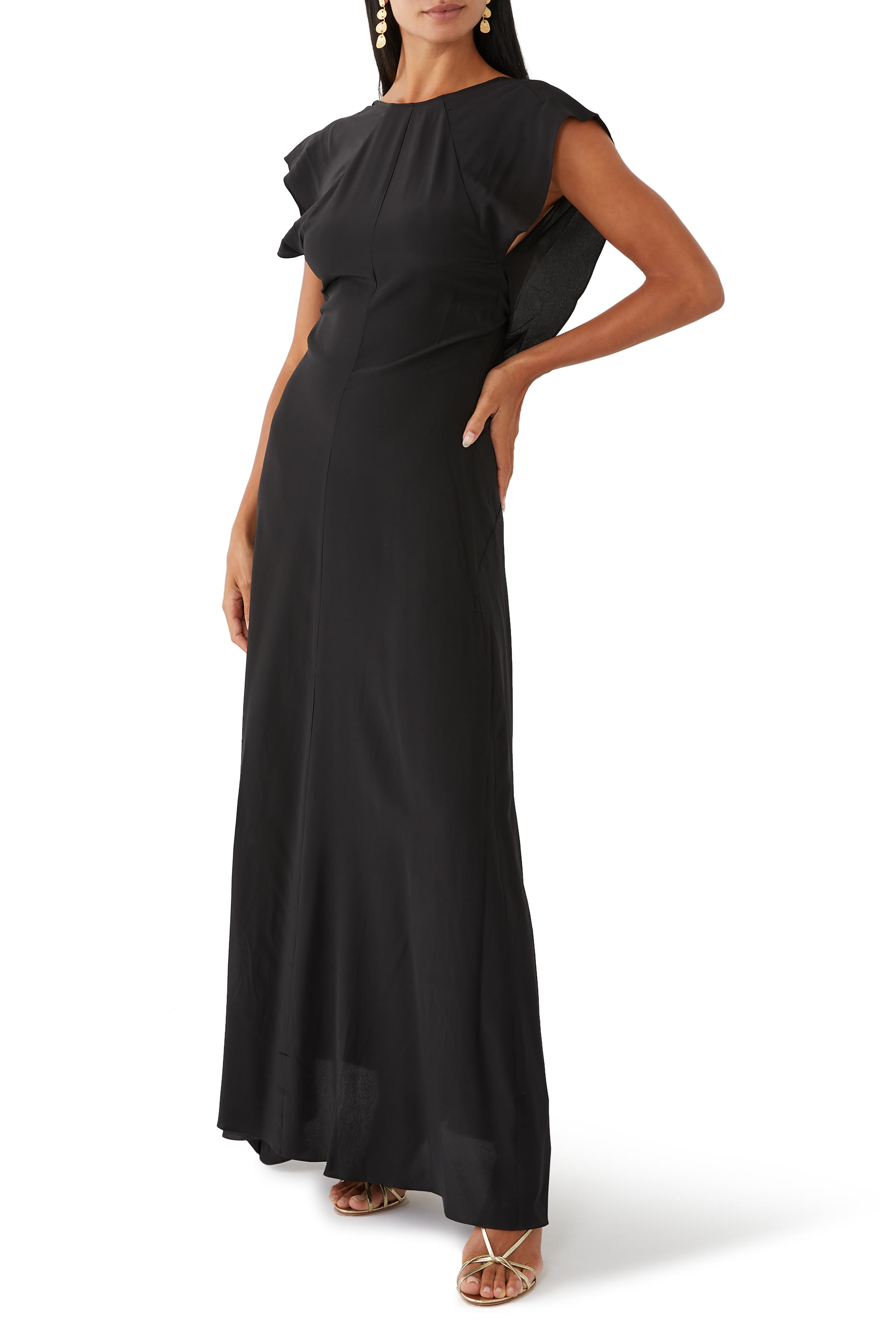  Paloma Low Back Maxi Dress