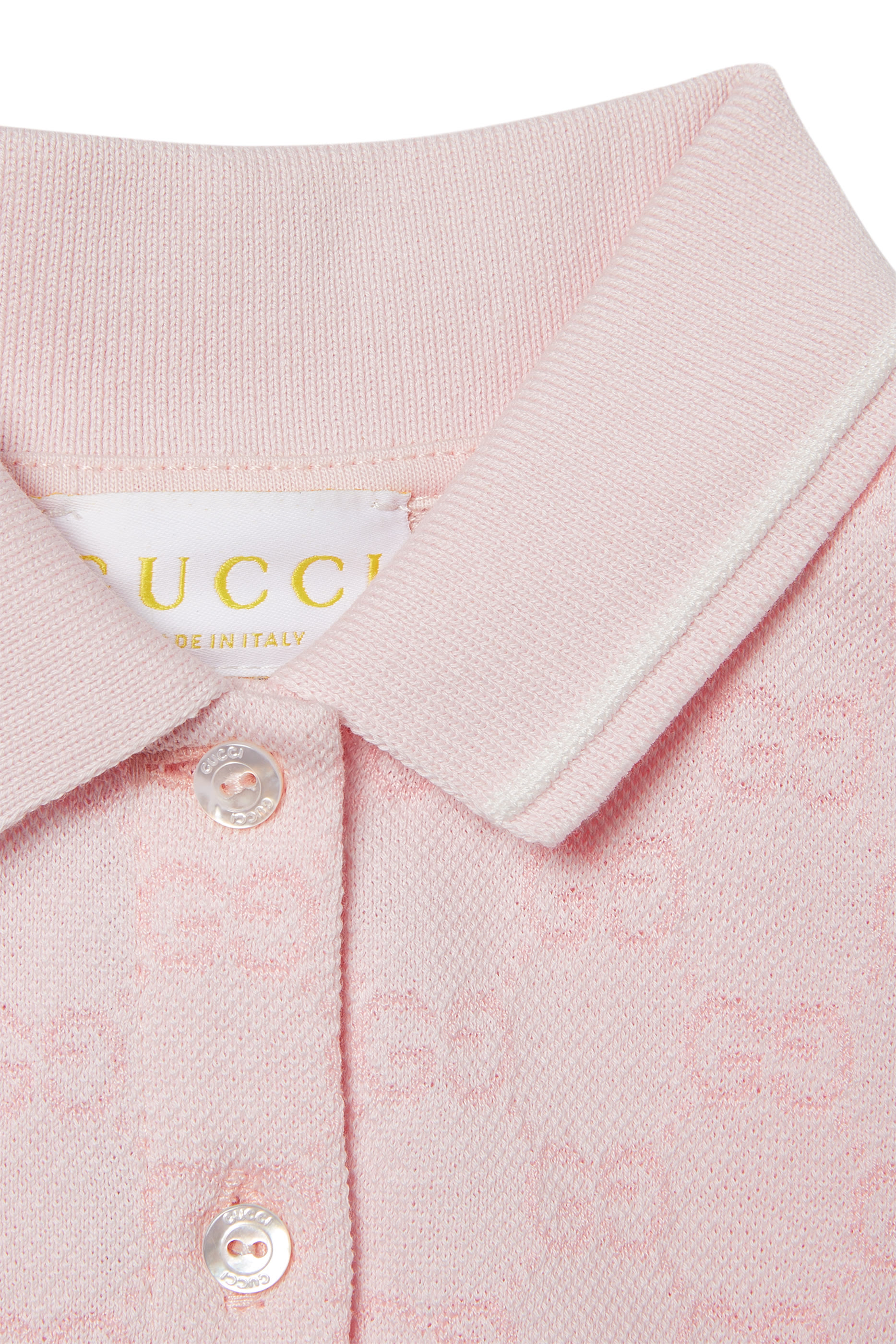 Kids Striped Polo Collar Dress