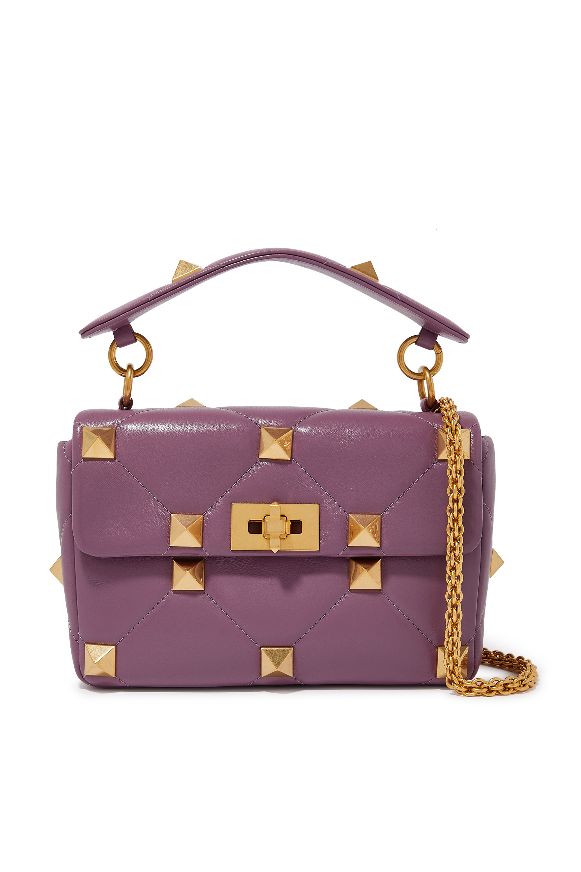Valentino Garavani Roman Stud Leather Bag