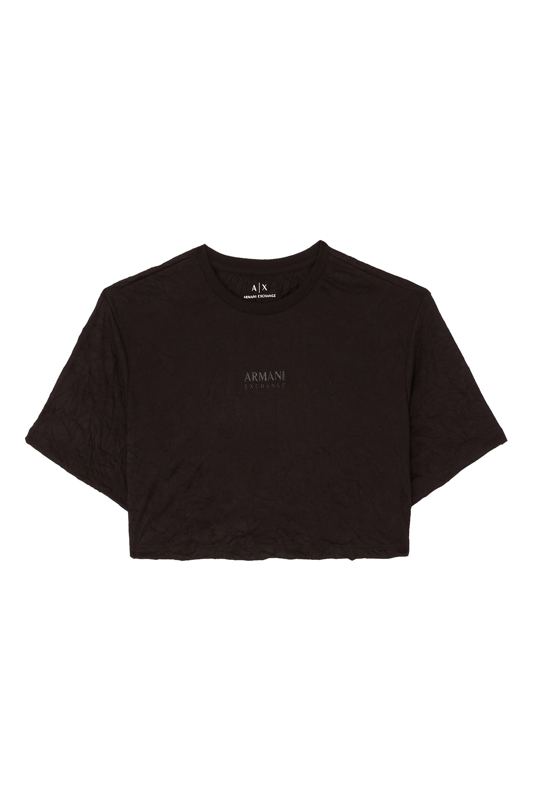 AX Logo Cropped T-Shirt