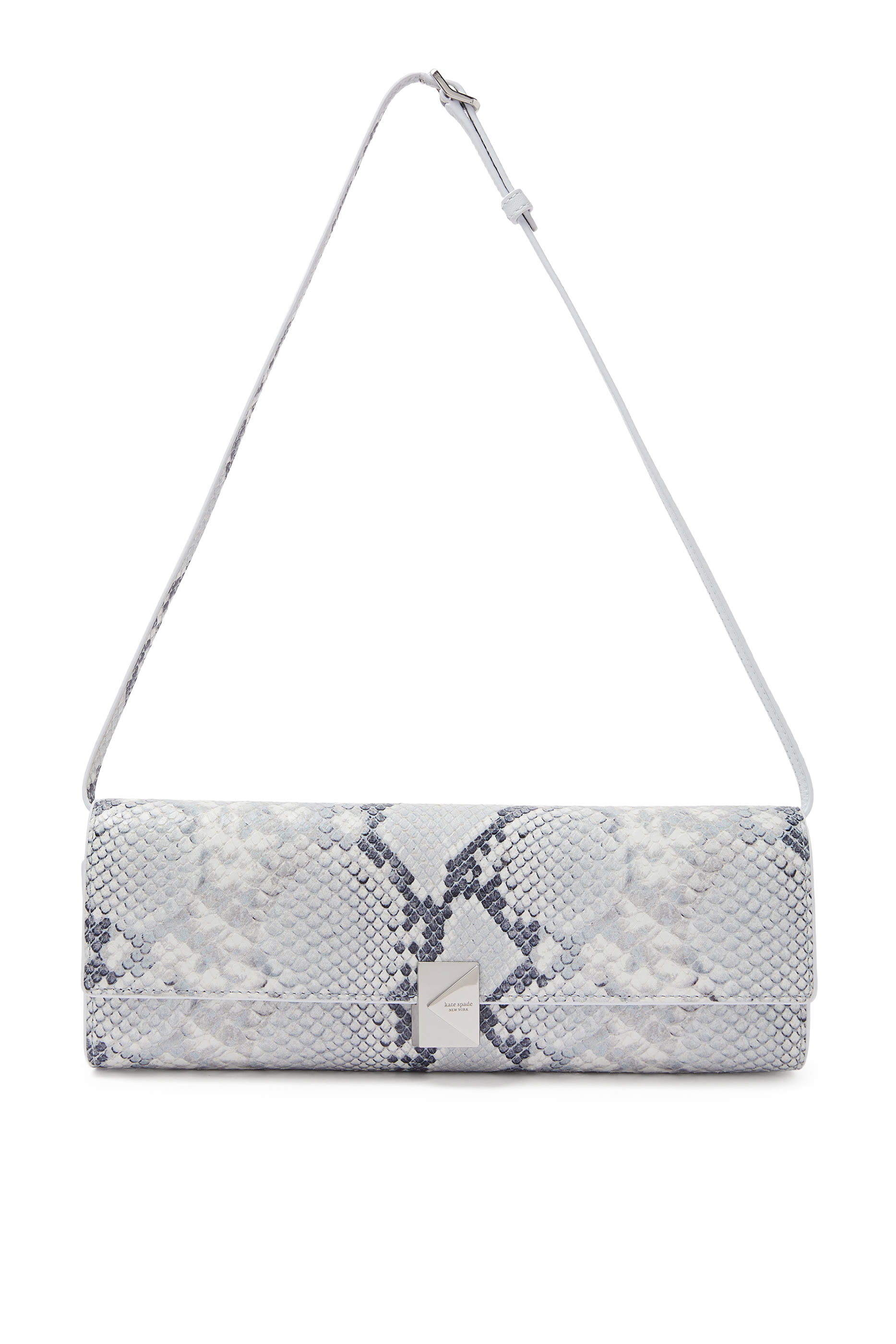 Deco Snake Embossed Soft Mini Shoulder Bag 