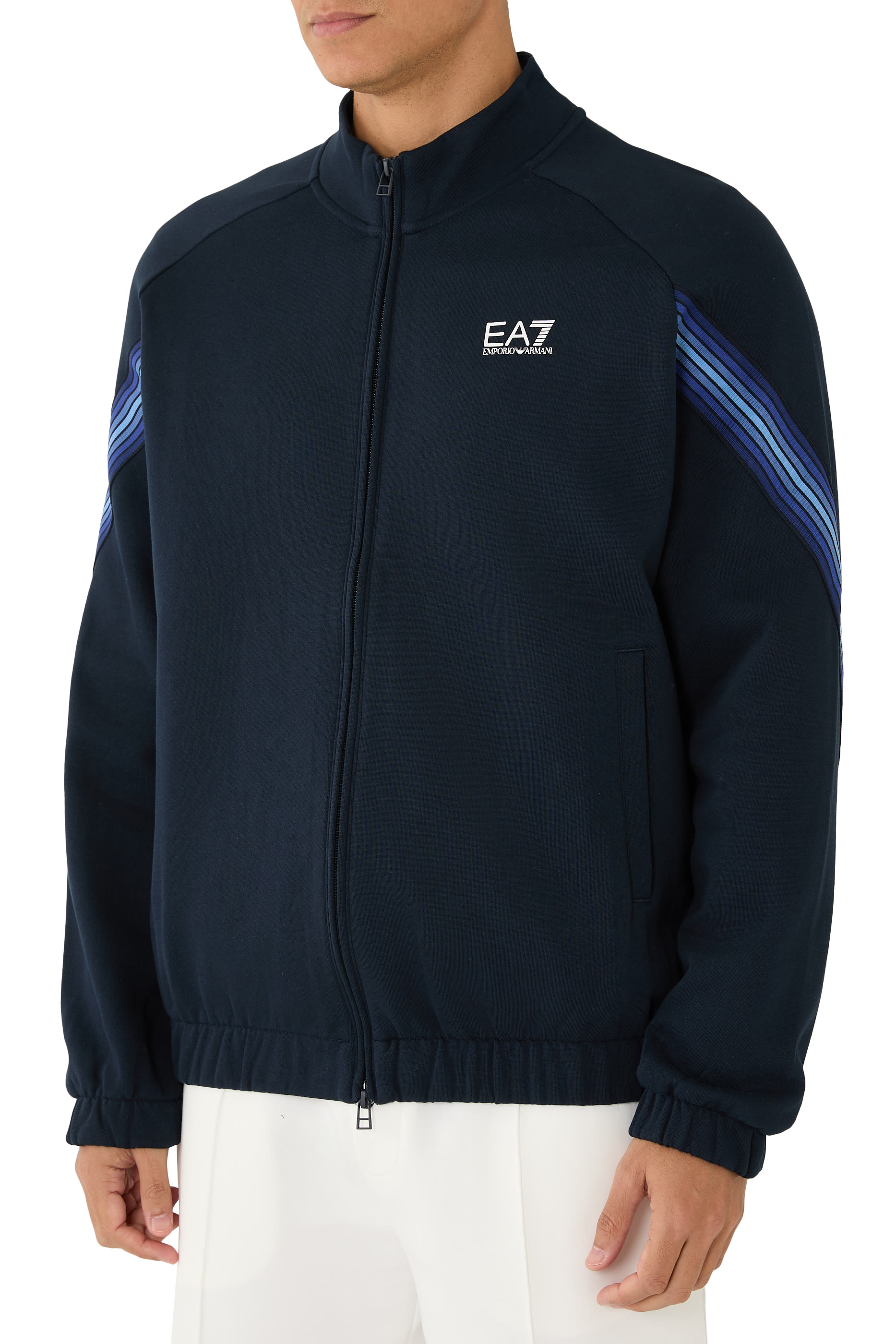 ASV 7 Lines Cotton-Blend Zip-Up Sweatshirt