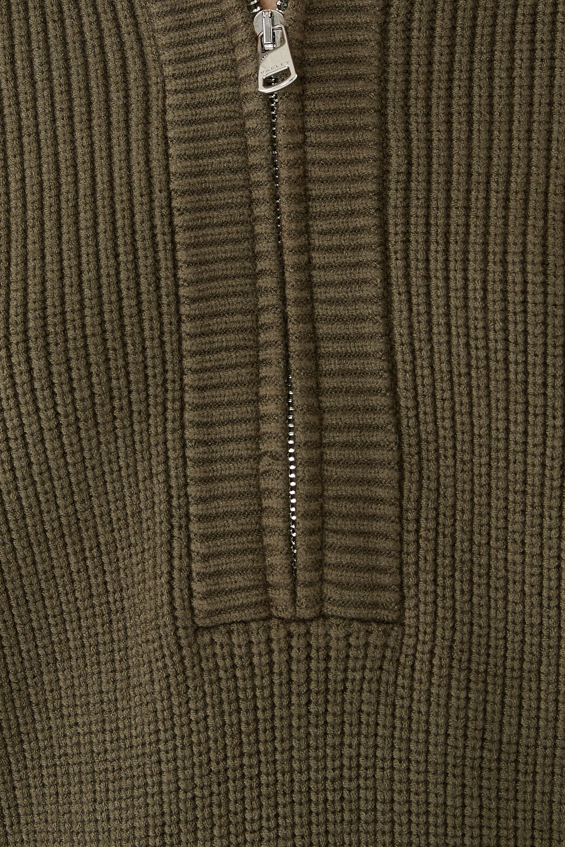  Maura Half-Zip Rib Knit 